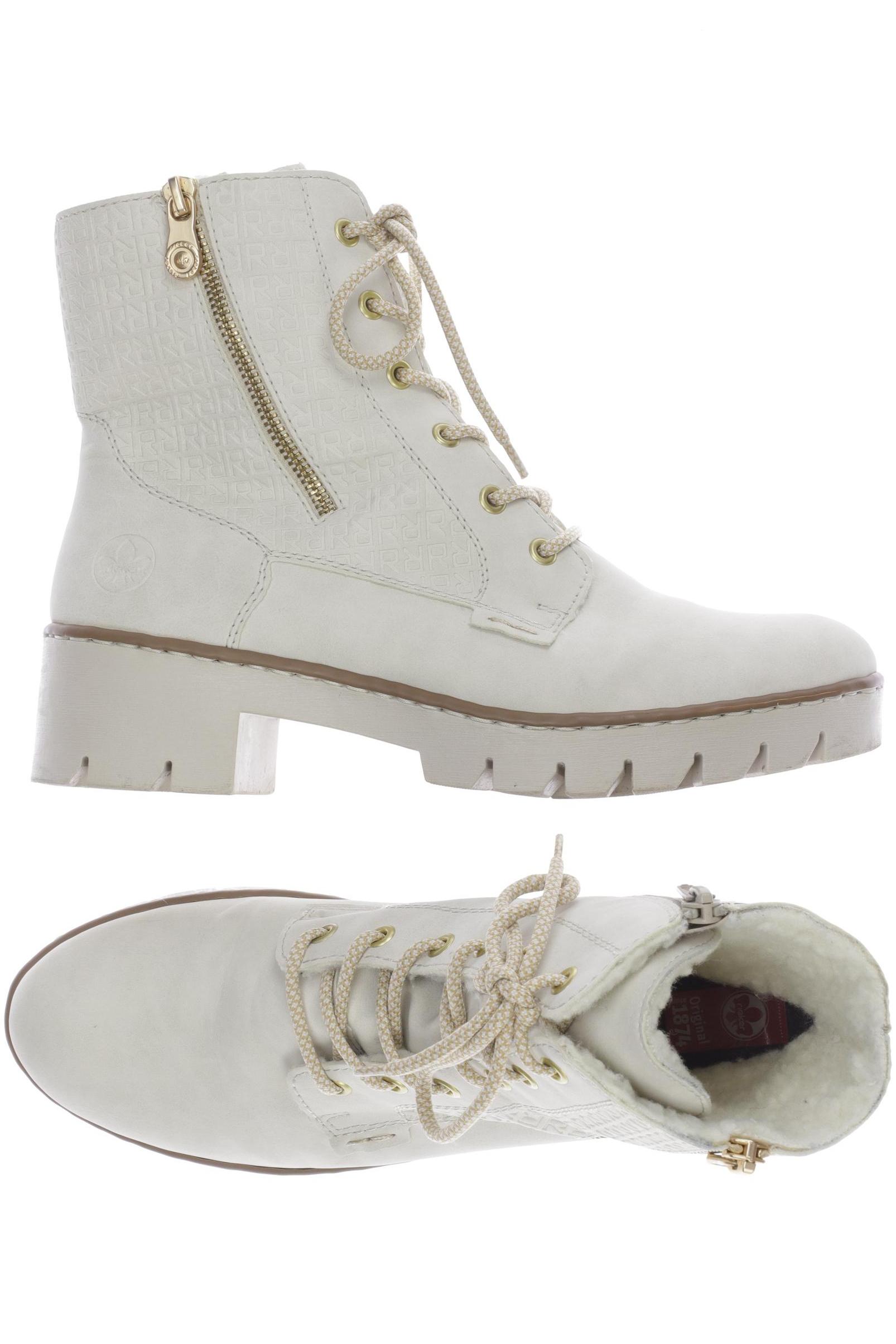 

Rieker Damen Stiefelette, cremeweiß, Gr. 41