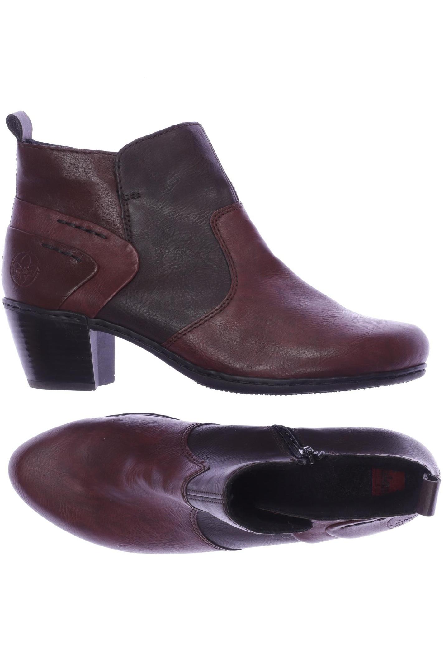

Rieker Damen Stiefelette, bordeaux, Gr. 40