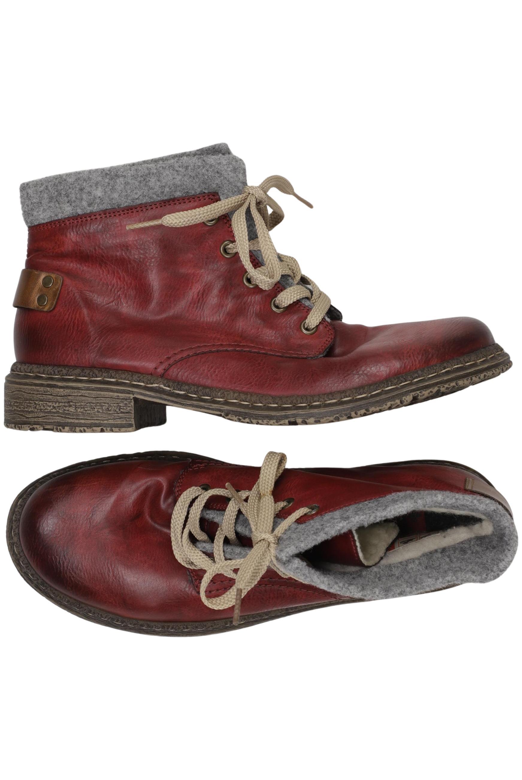 

Rieker Damen Stiefelette, rot, Gr. 41