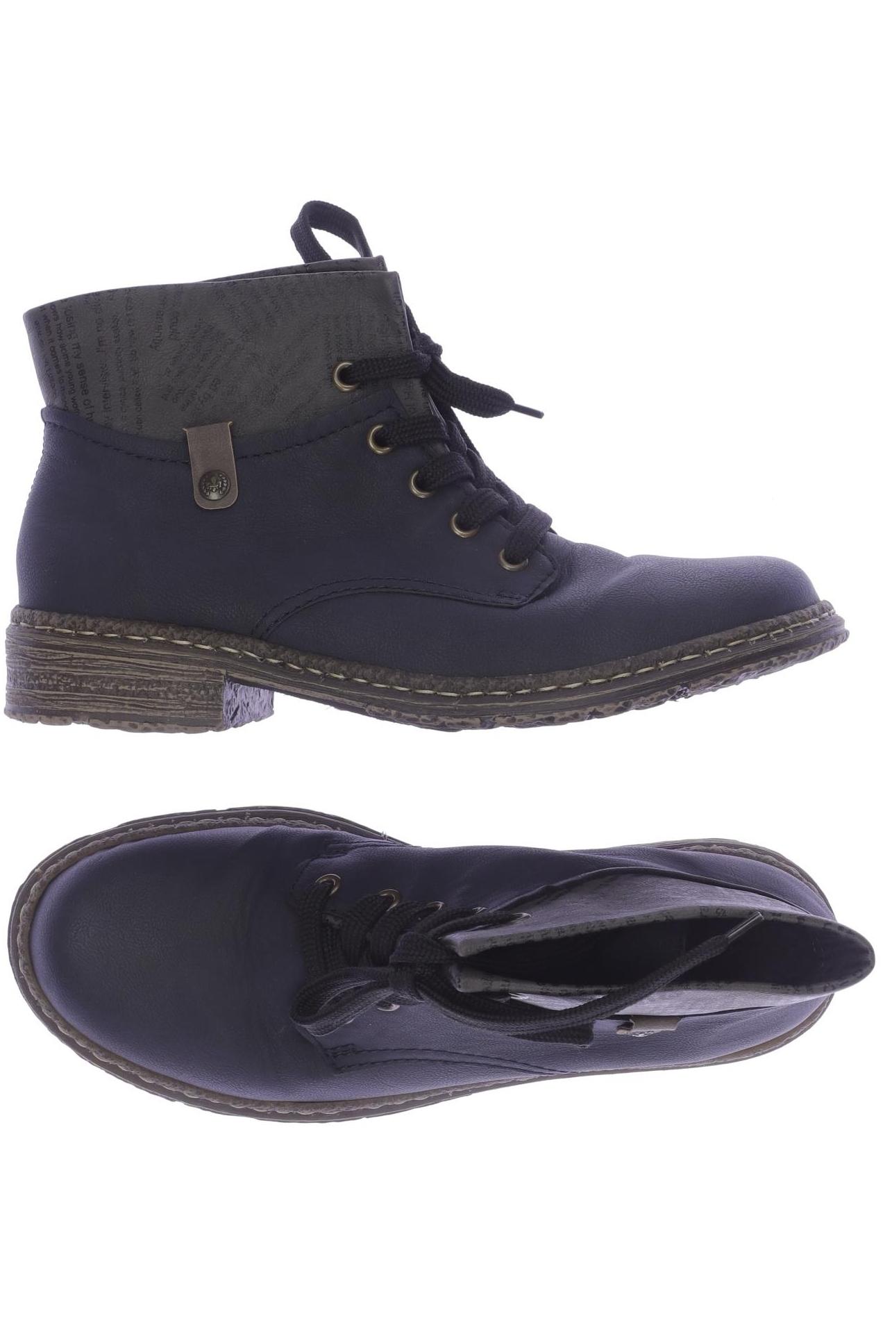 

Rieker Damen Stiefelette, marineblau, Gr. 38