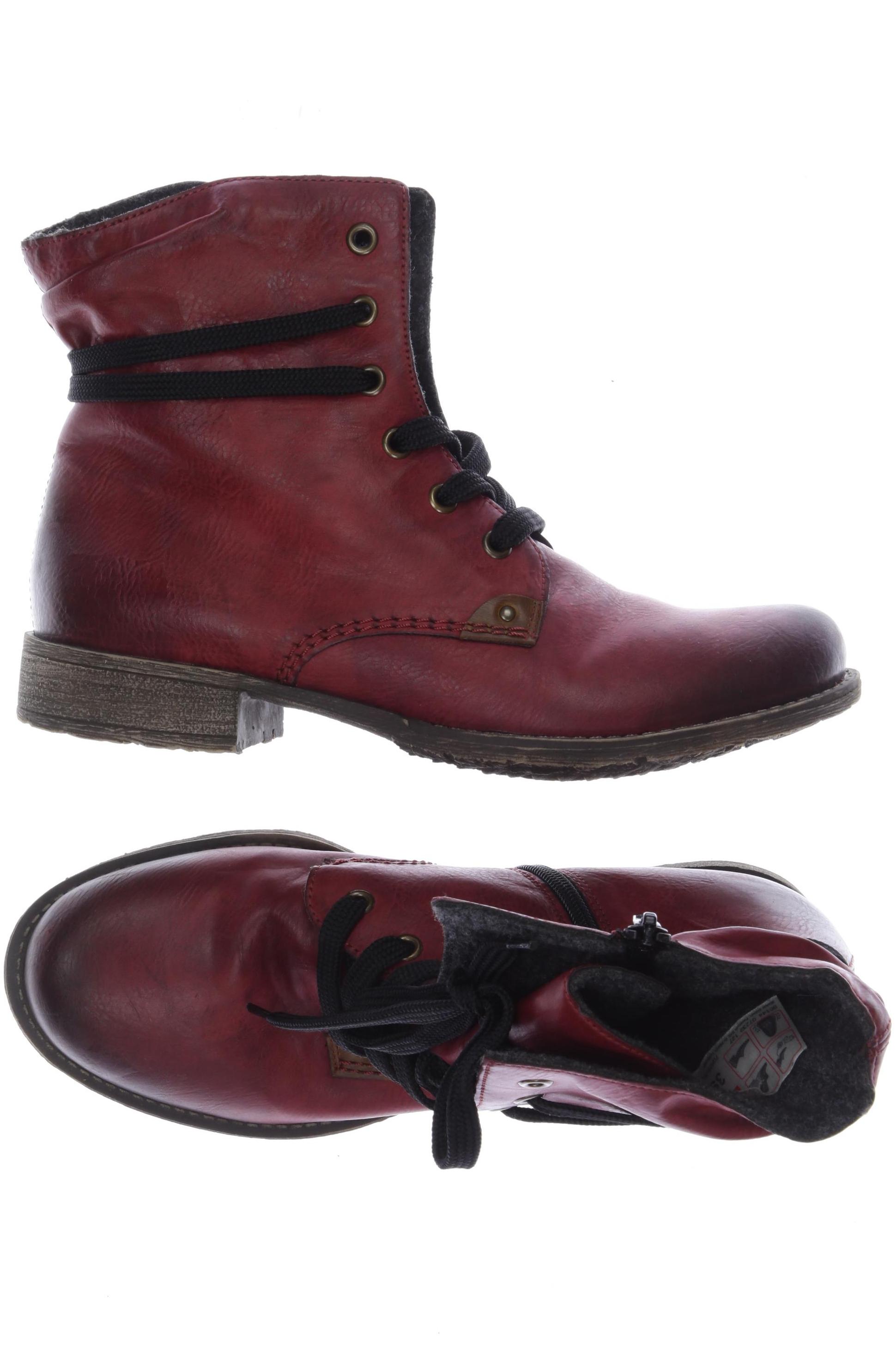 

Rieker Damen Stiefelette, bordeaux, Gr. 39