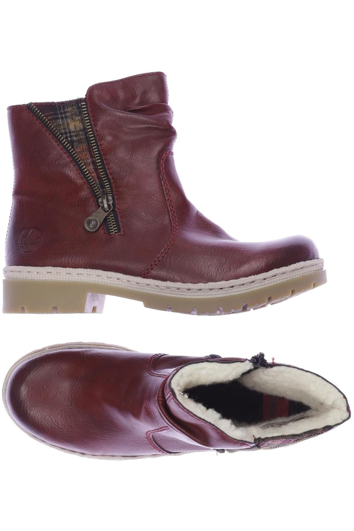 

Rieker Damen Stiefelette, bordeaux, Gr. 37
