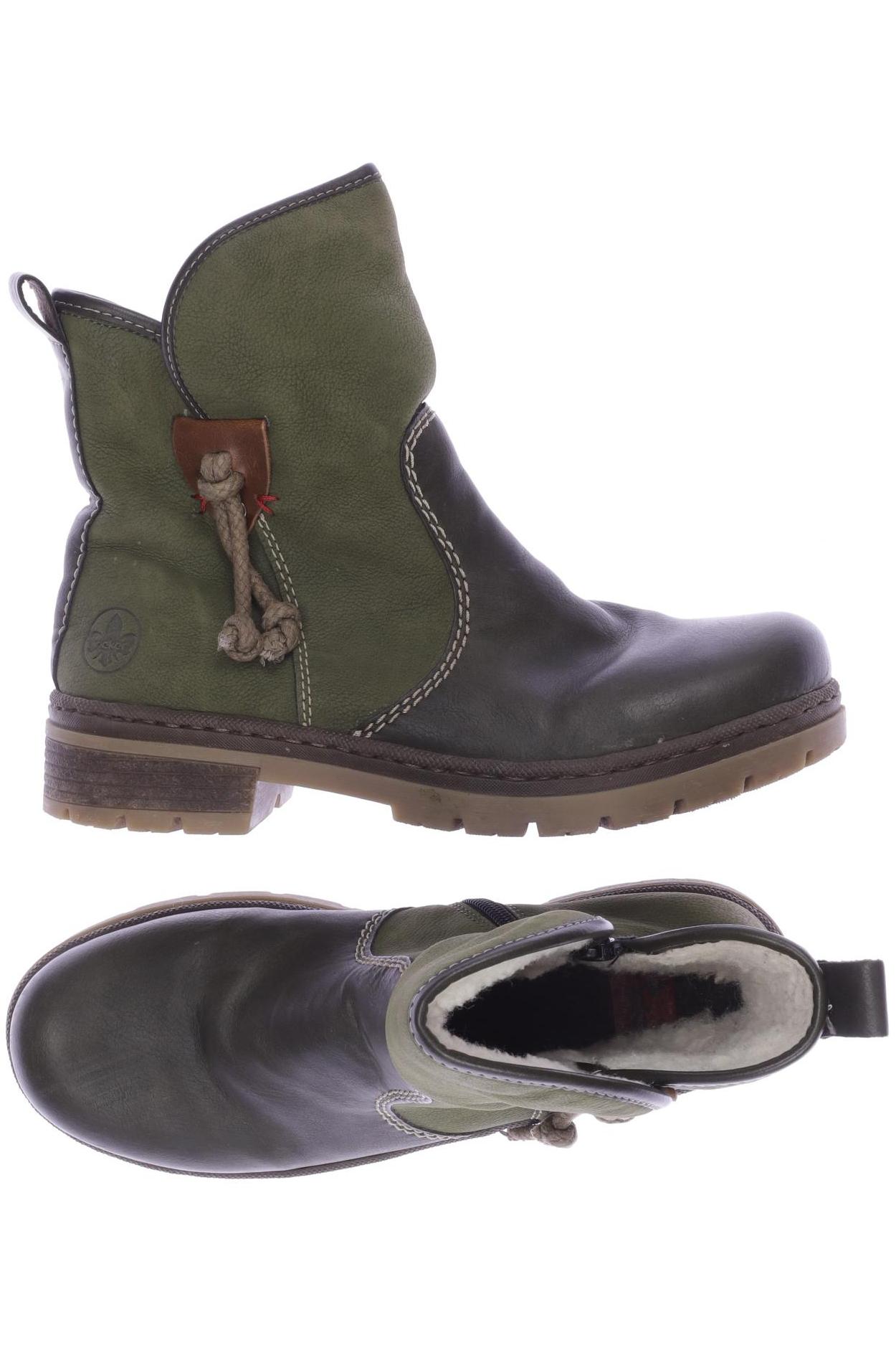 

Rieker Damen Stiefelette, grün, Gr. 37