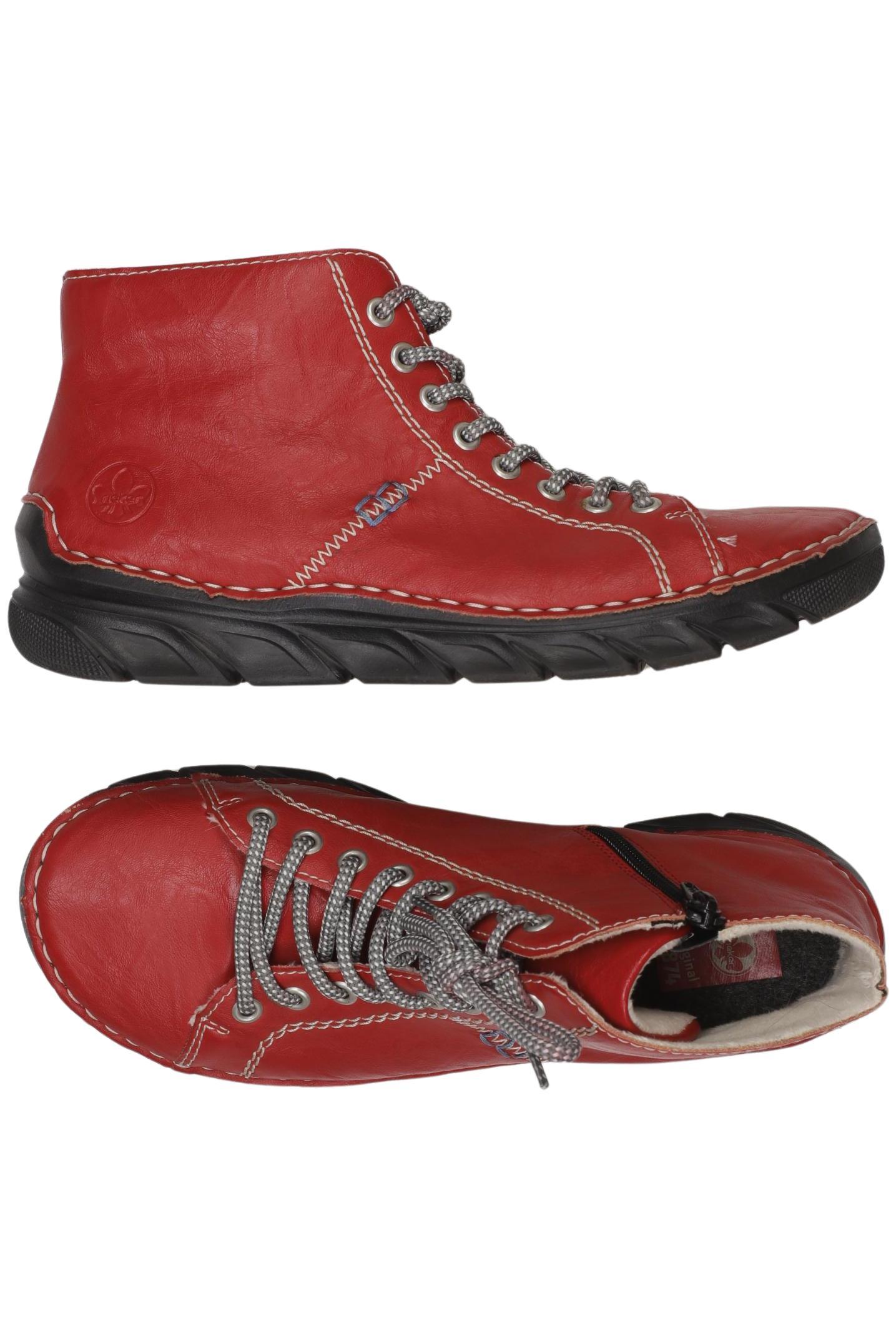 

Rieker Damen Stiefelette, rot, Gr. 40