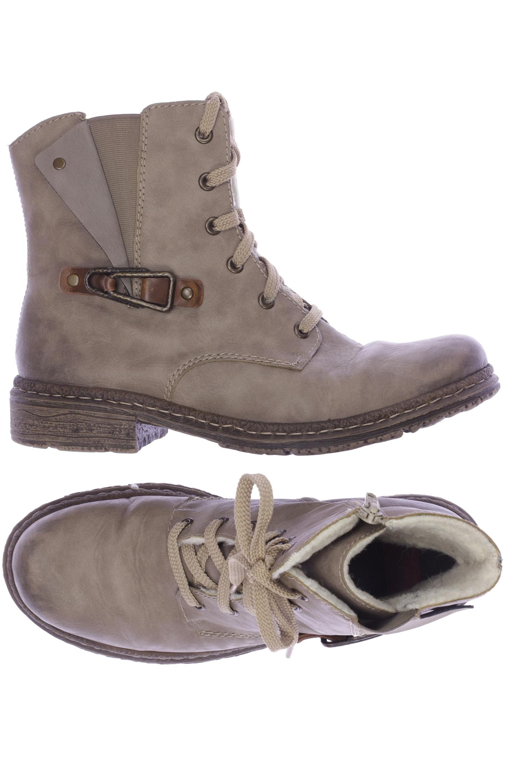 

Rieker Damen Stiefelette, beige, Gr. 40