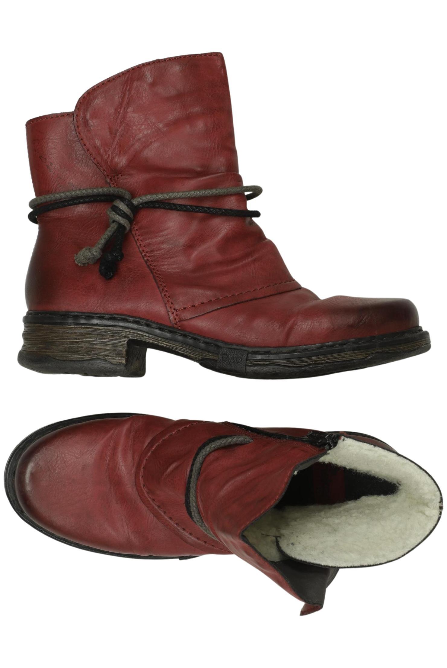 

Rieker Damen Stiefelette, bordeaux, Gr. 39