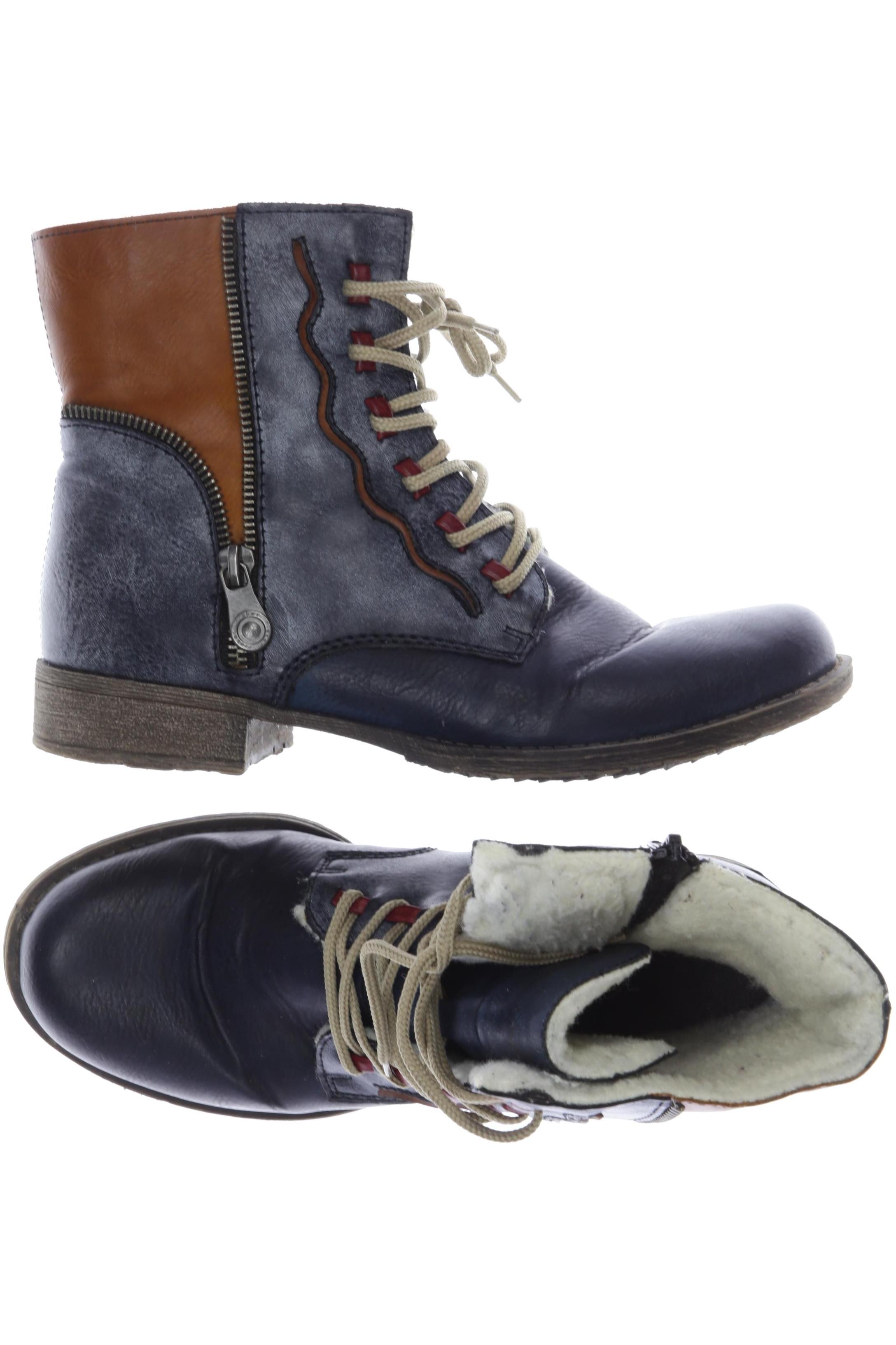 

Rieker Damen Stiefelette, marineblau, Gr. 37