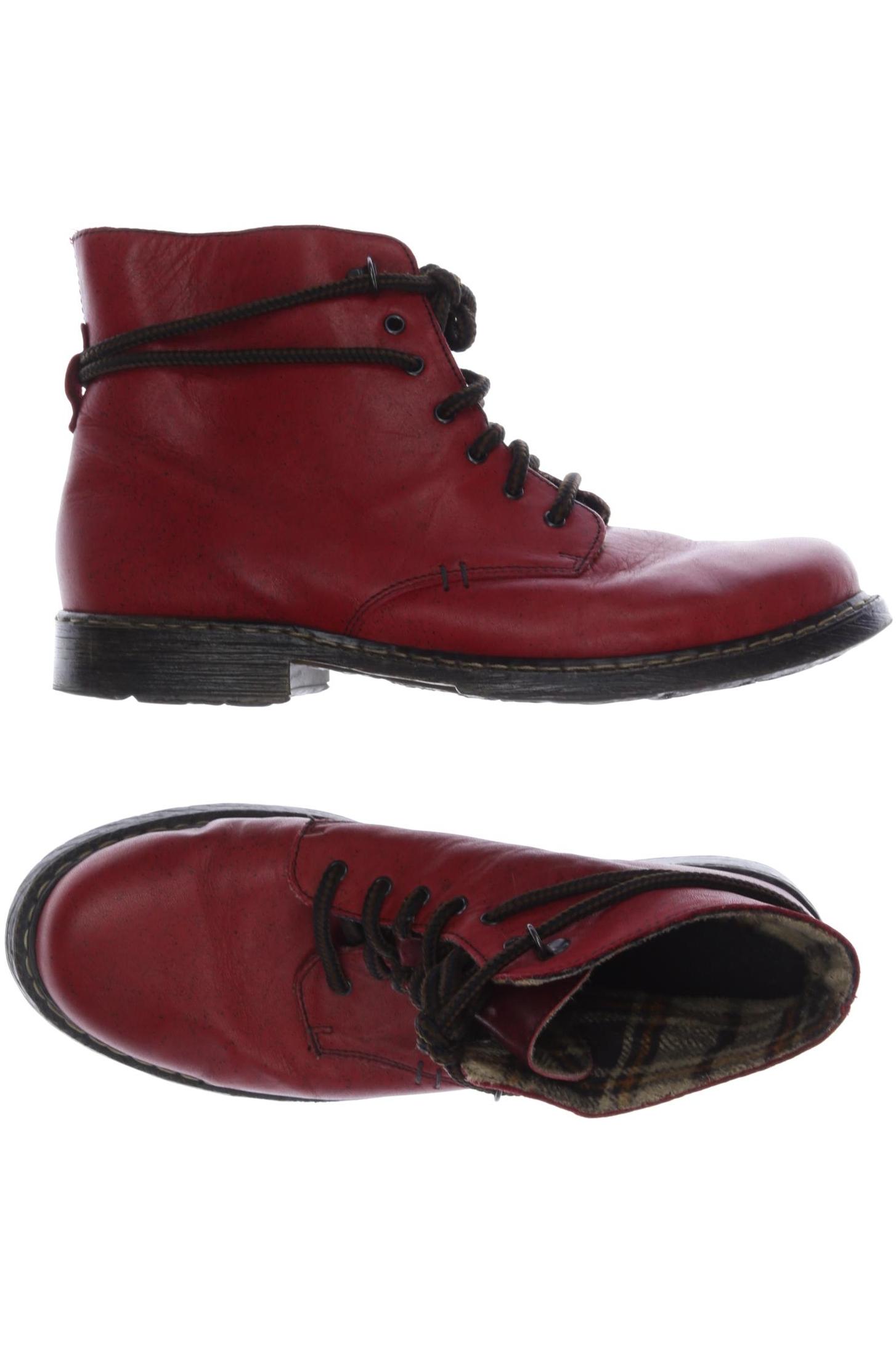 

Rieker Damen Stiefelette, rot, Gr. 40