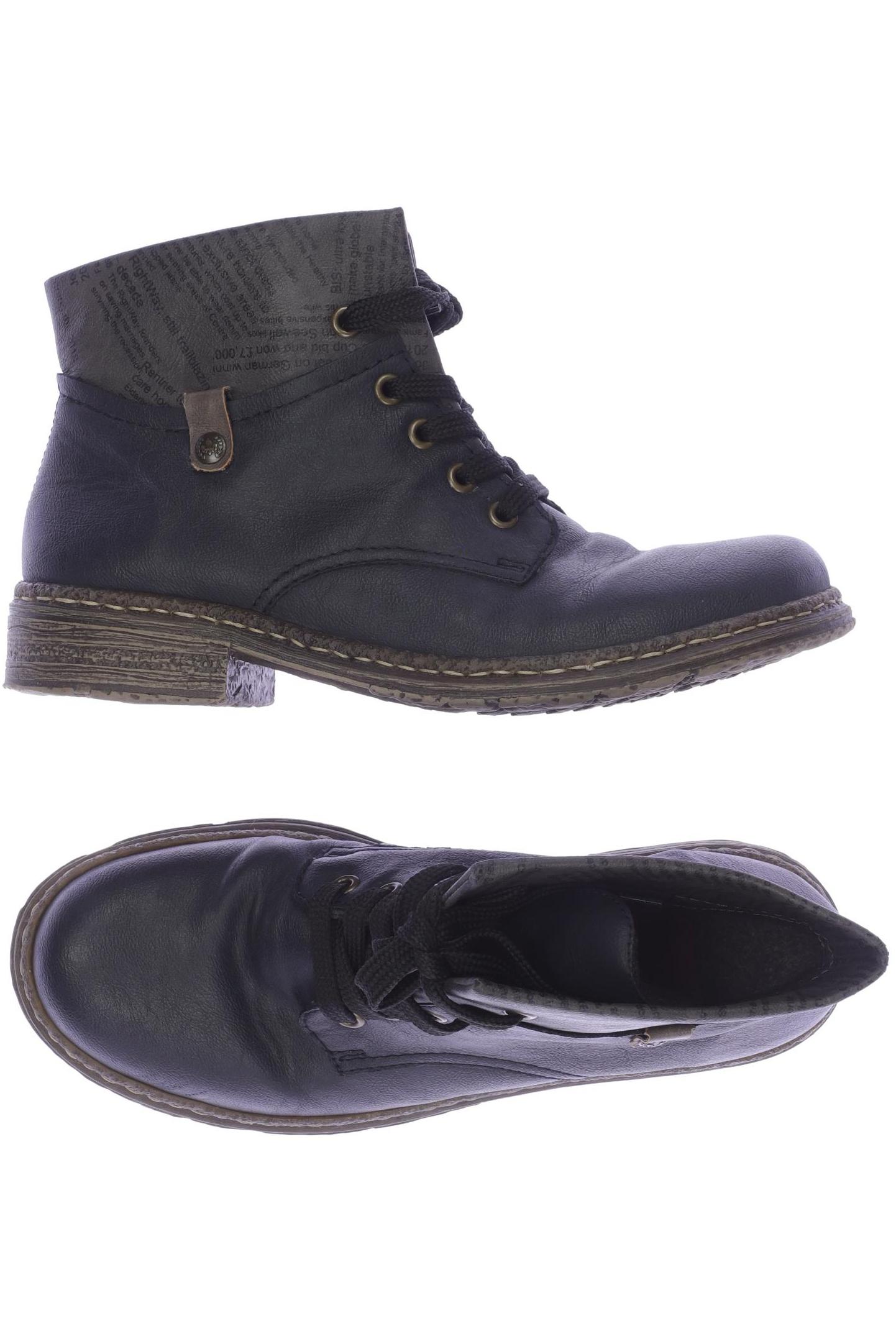 

Rieker Damen Stiefelette, marineblau, Gr. 38
