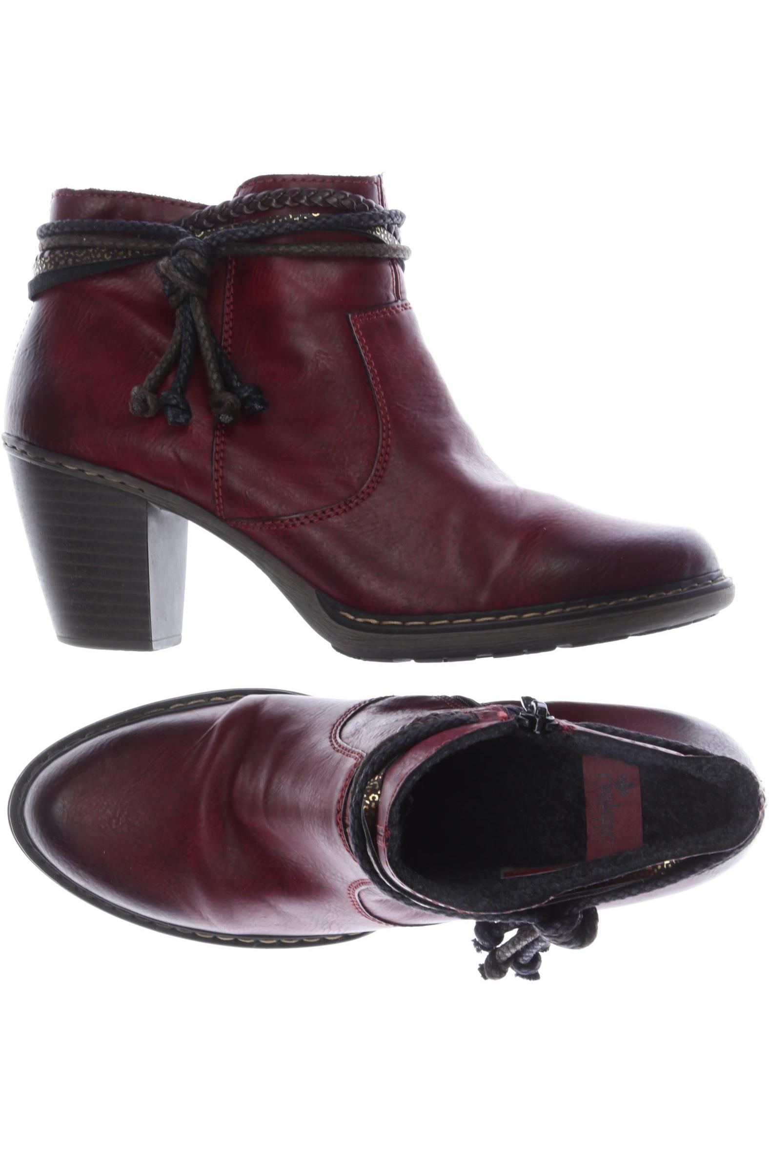 

Rieker Damen Stiefelette, bordeaux, Gr. 41