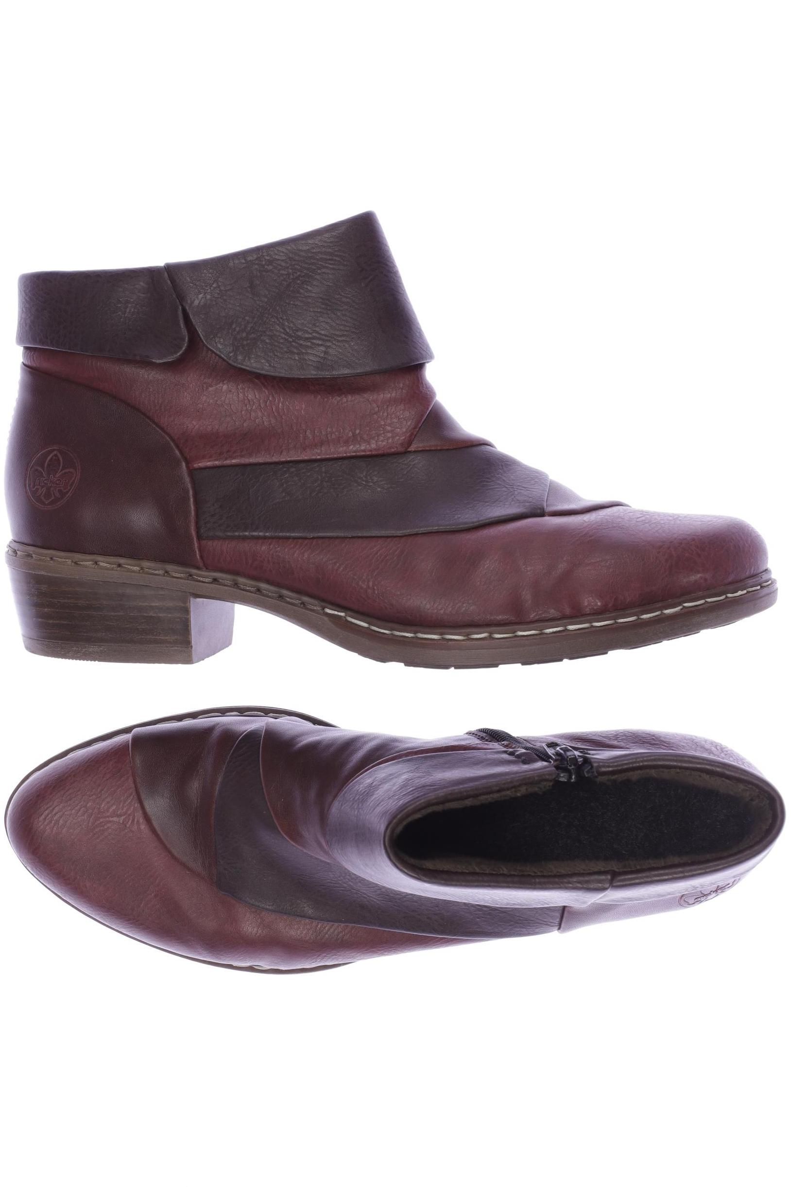

Rieker Damen Stiefelette, bordeaux, Gr. 39