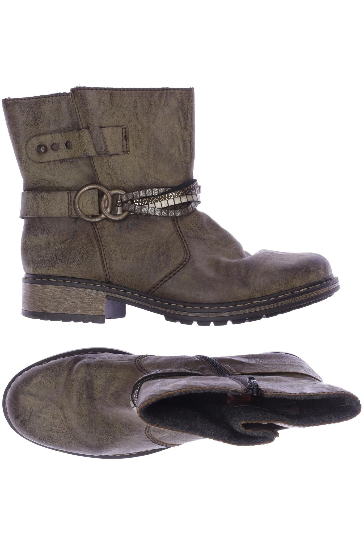 

Rieker Damen Stiefelette, grün, Gr. 38