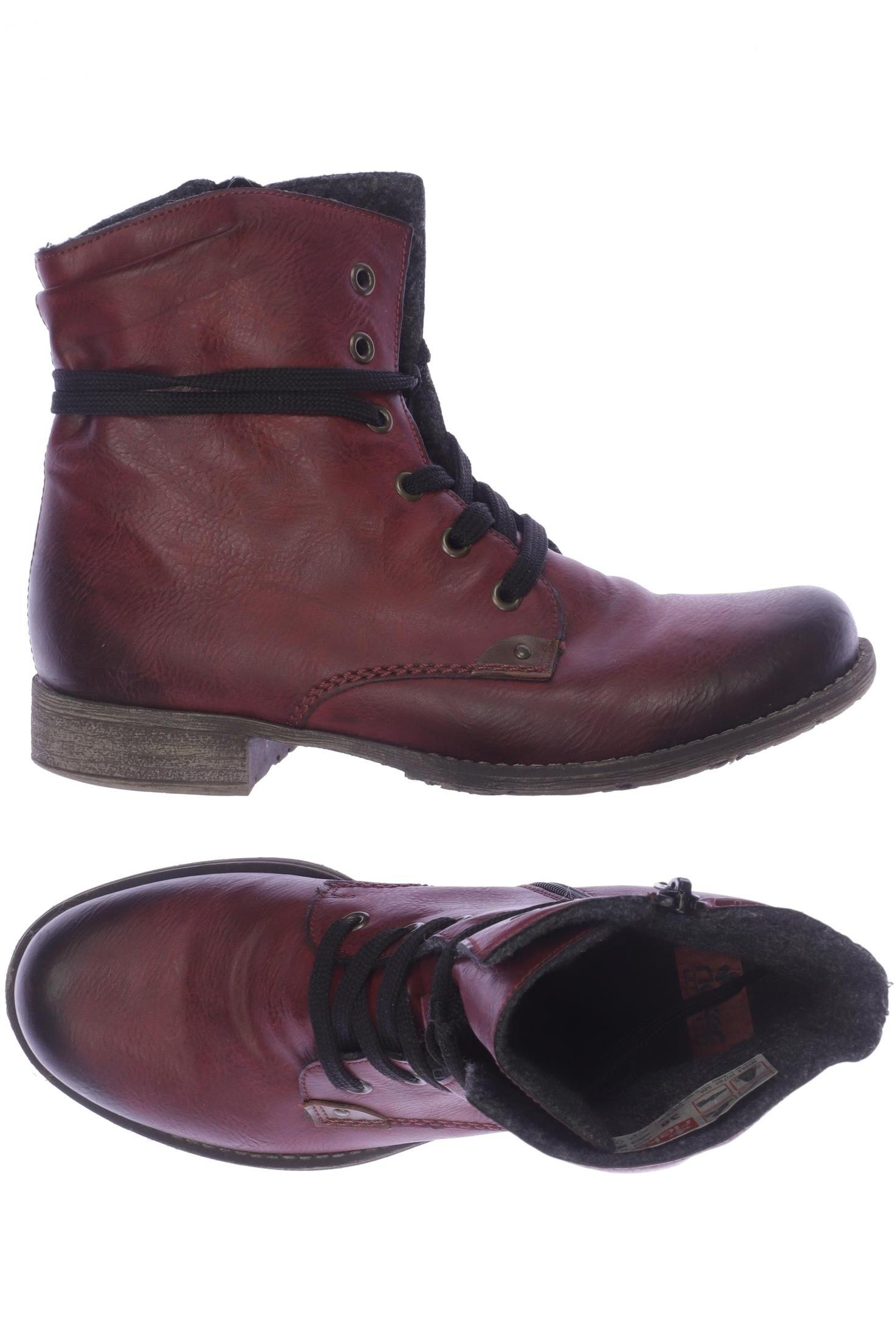 

Rieker Damen Stiefelette, bordeaux, Gr. 38
