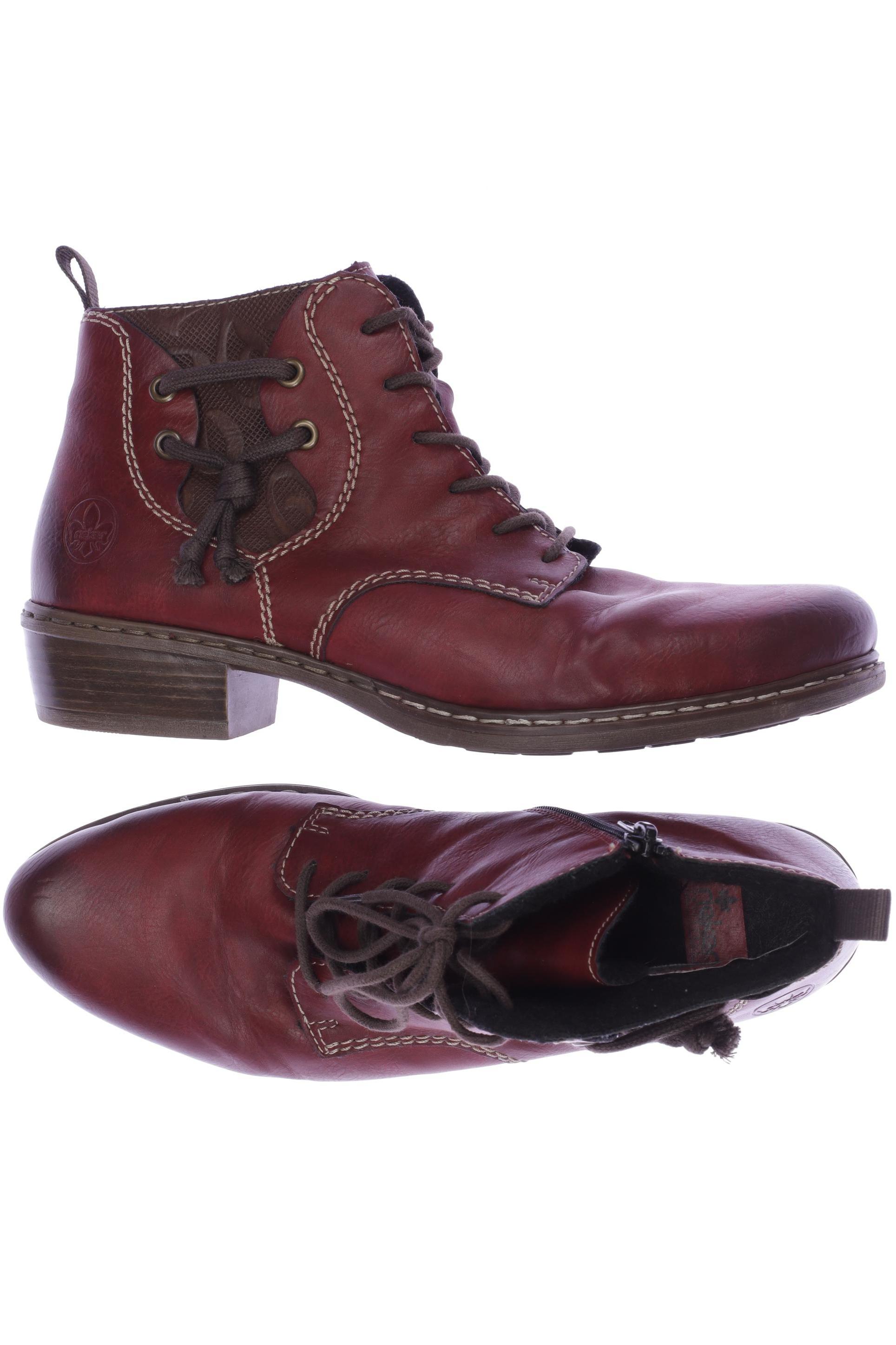 

Rieker Damen Stiefelette, rot, Gr. 42