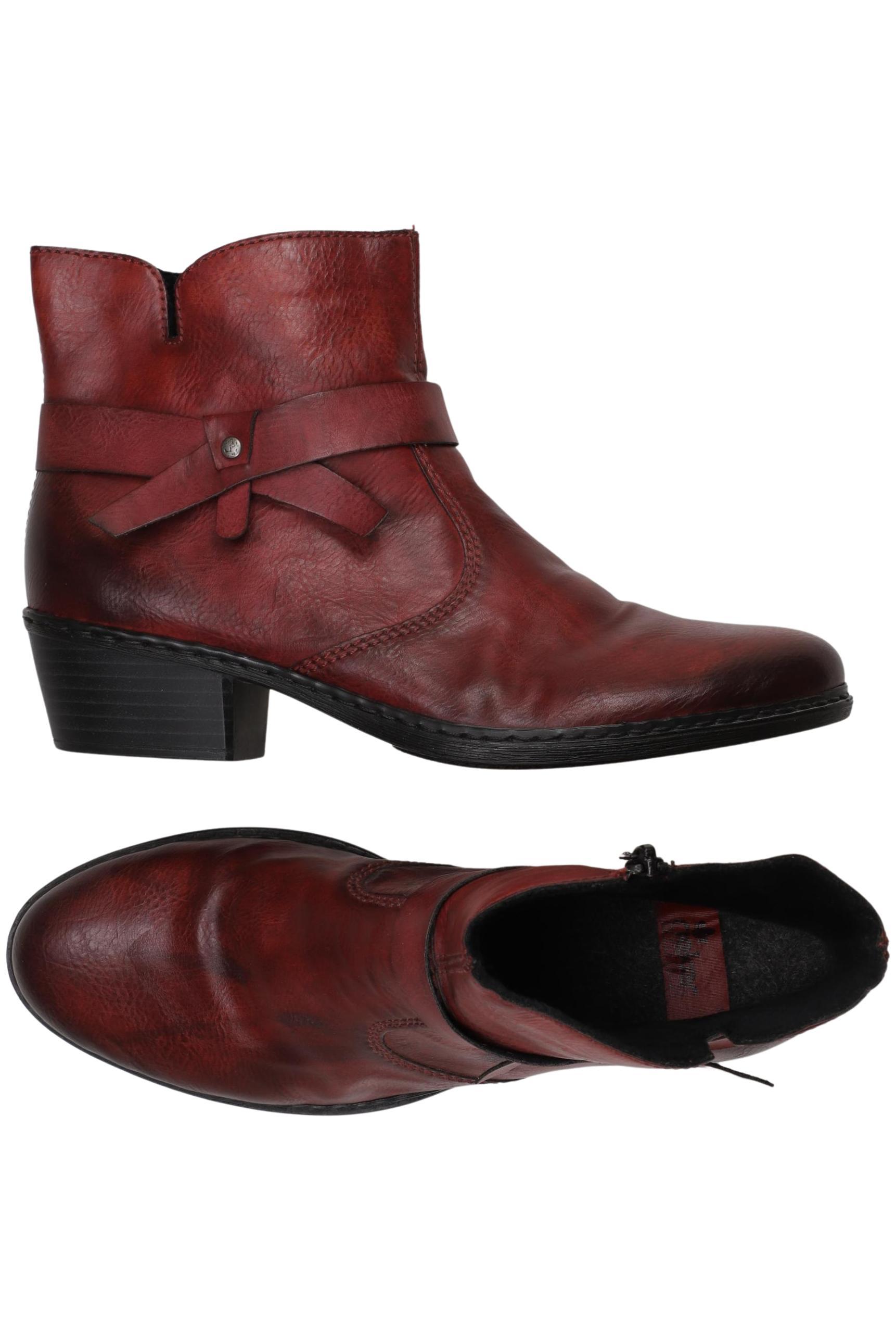 

Rieker Damen Stiefelette, rot, Gr. 40