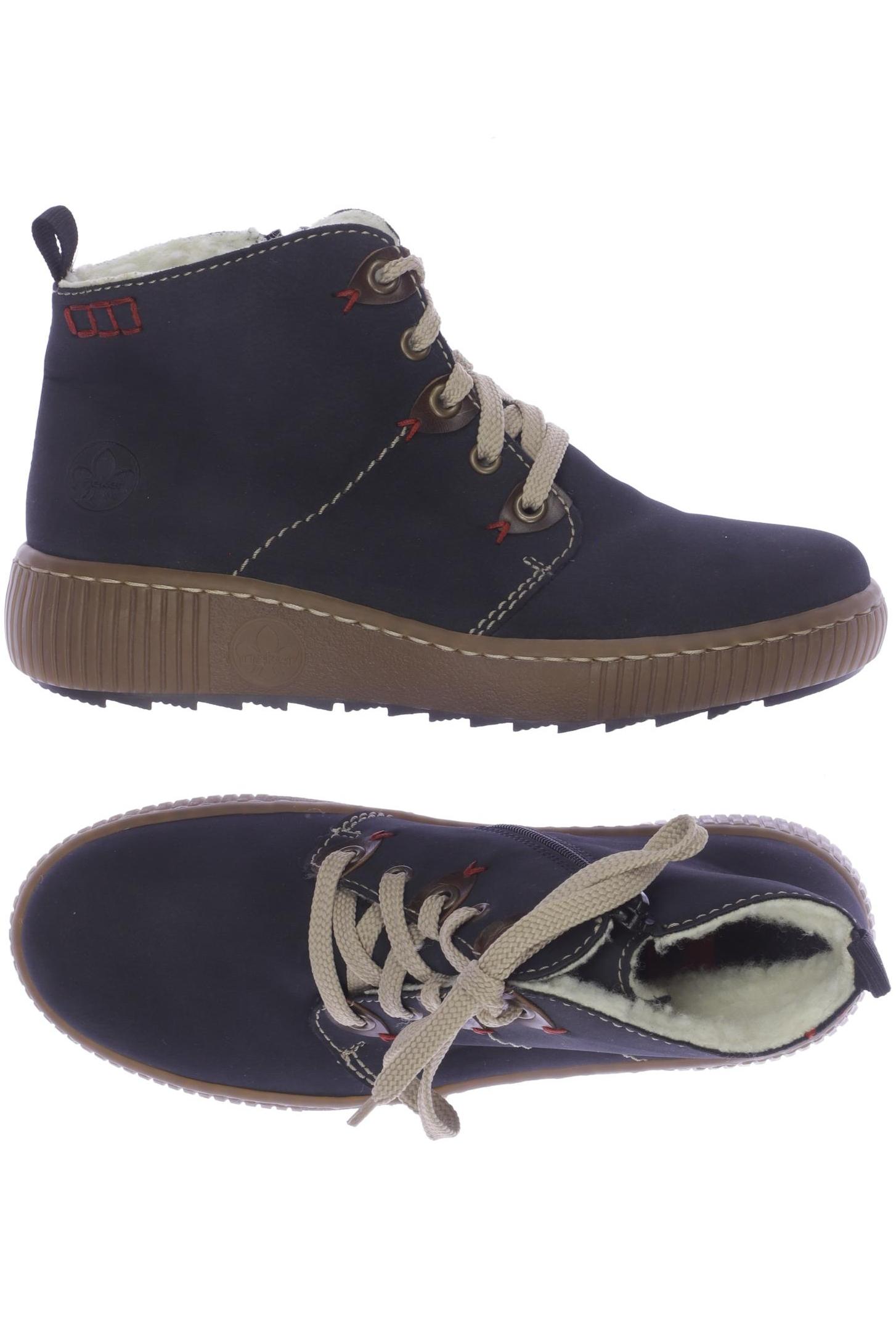 

Rieker Damen Stiefelette, marineblau, Gr. 37
