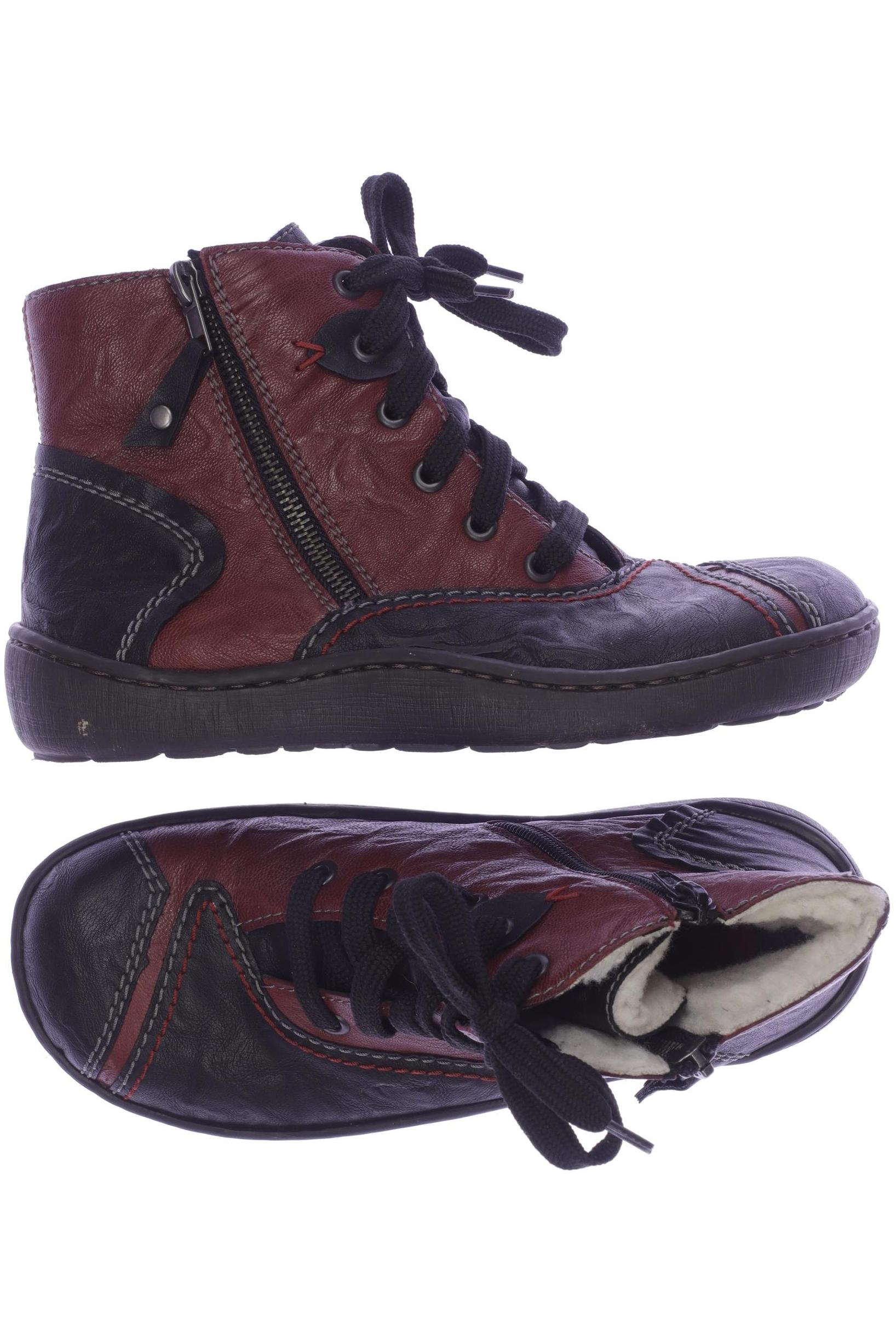 

Rieker Damen Stiefelette, bordeaux, Gr. 37