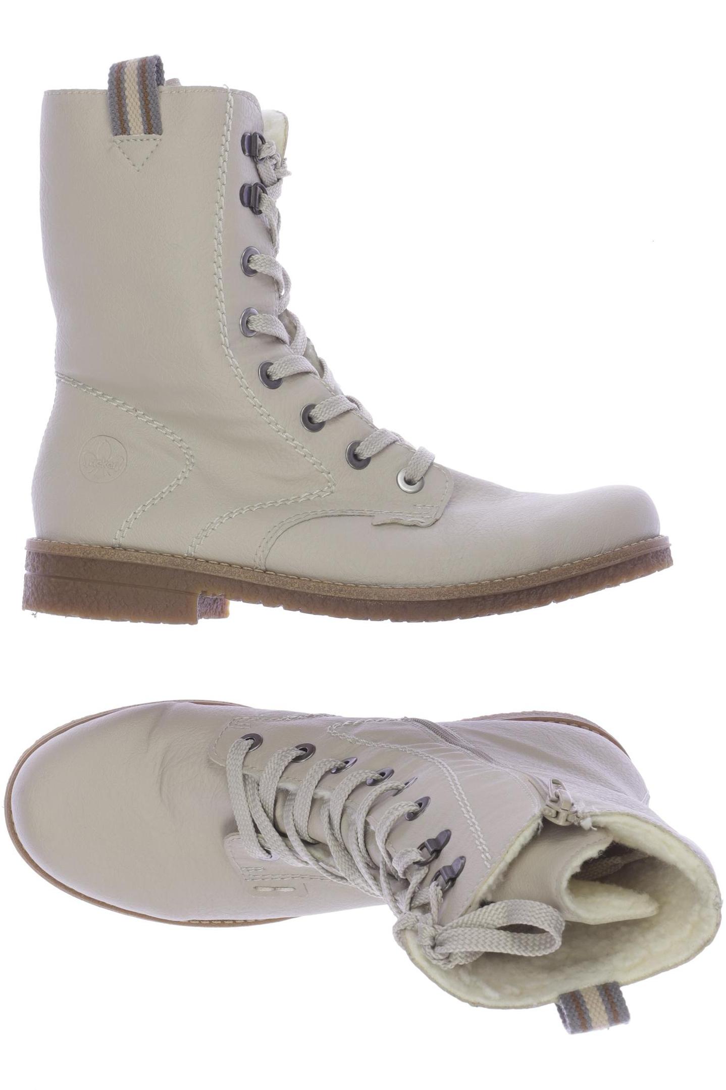 

Rieker Damen Stiefelette, cremeweiß, Gr. 40