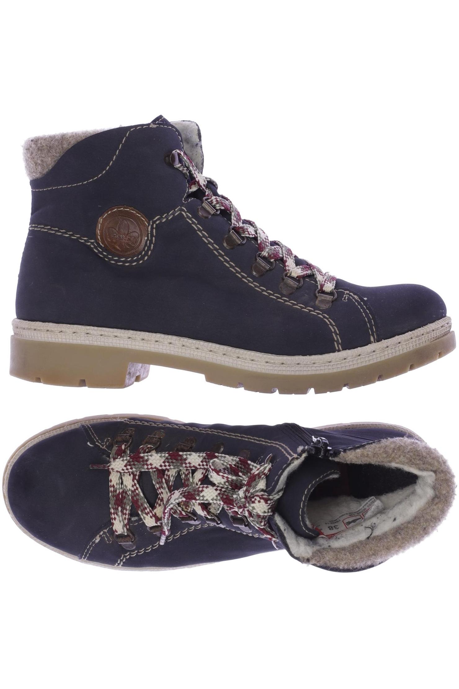 

Rieker Damen Stiefelette, marineblau, Gr. 38