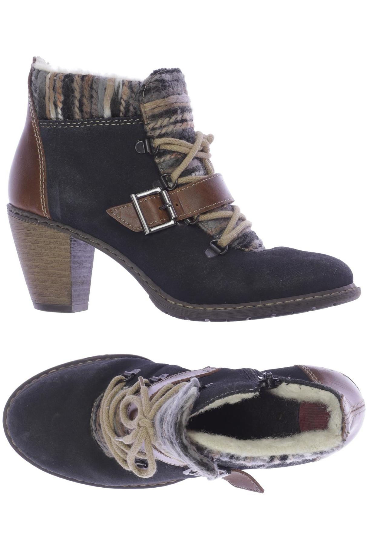 

Rieker Damen Stiefelette, marineblau, Gr. 36