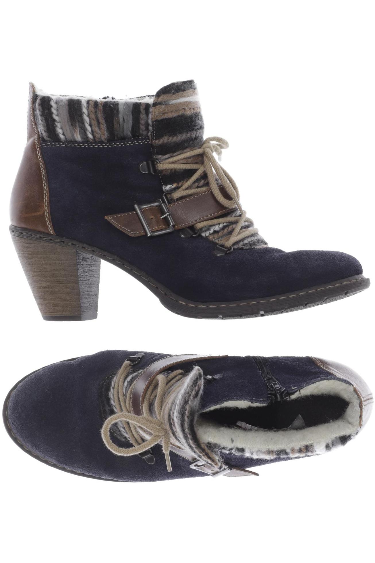 

Rieker Damen Stiefelette, marineblau, Gr. 41