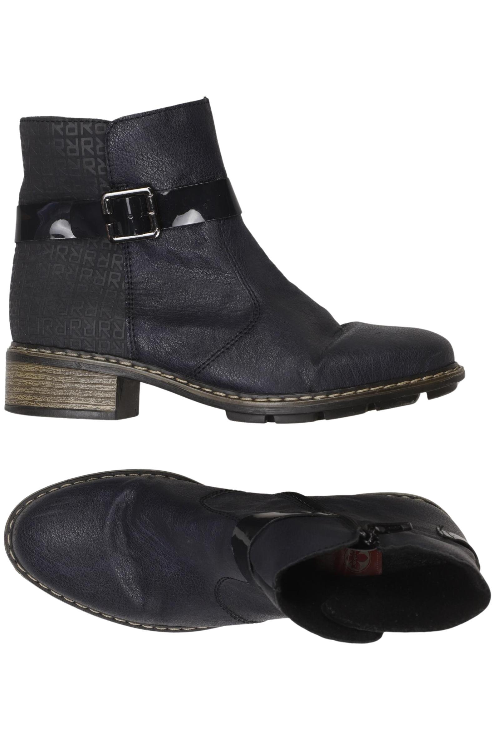 

Rieker Damen Stiefelette, marineblau, Gr. 37