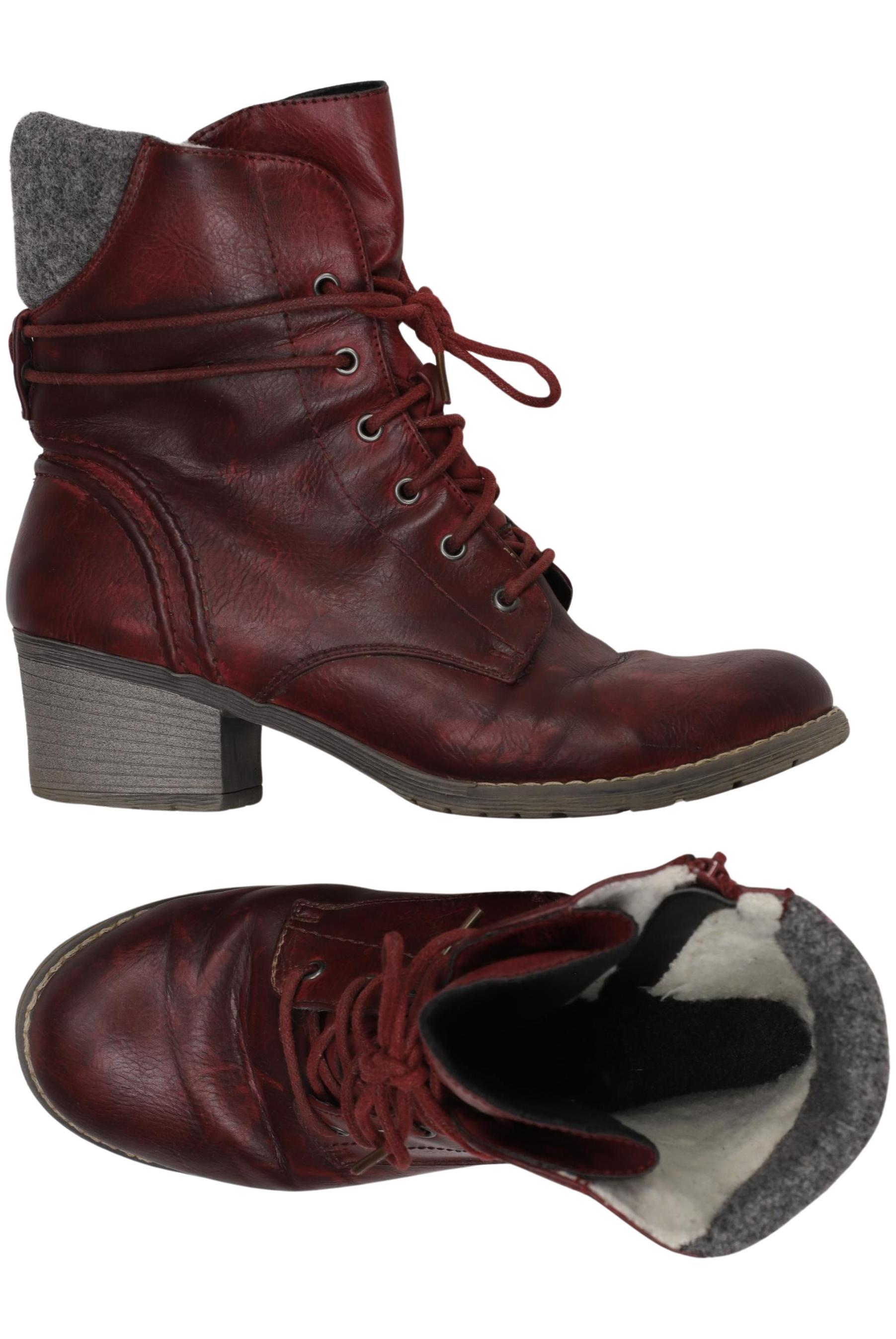 

Rieker Damen Stiefelette, bordeaux, Gr. 39