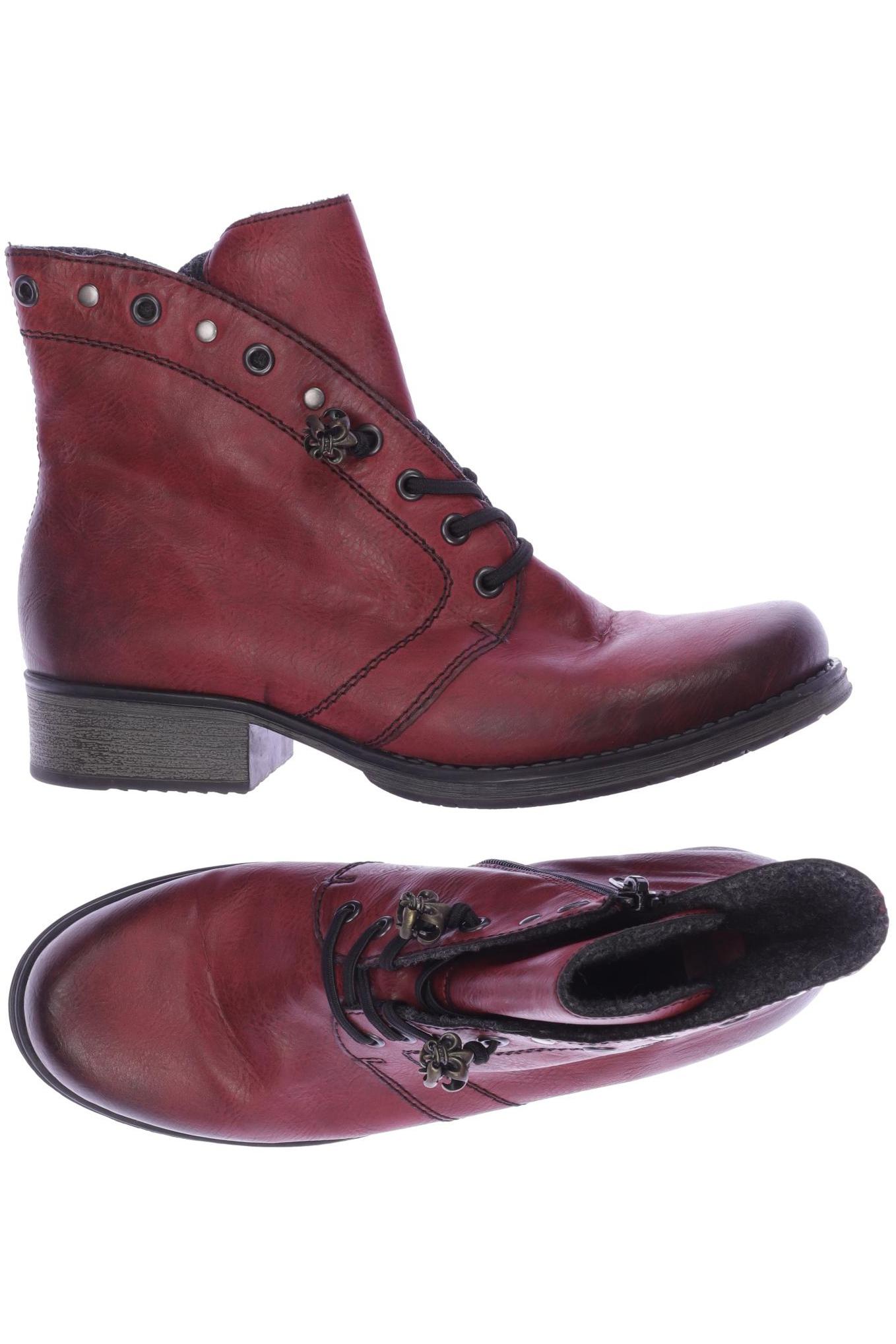 

Rieker Damen Stiefelette, rot, Gr. 39