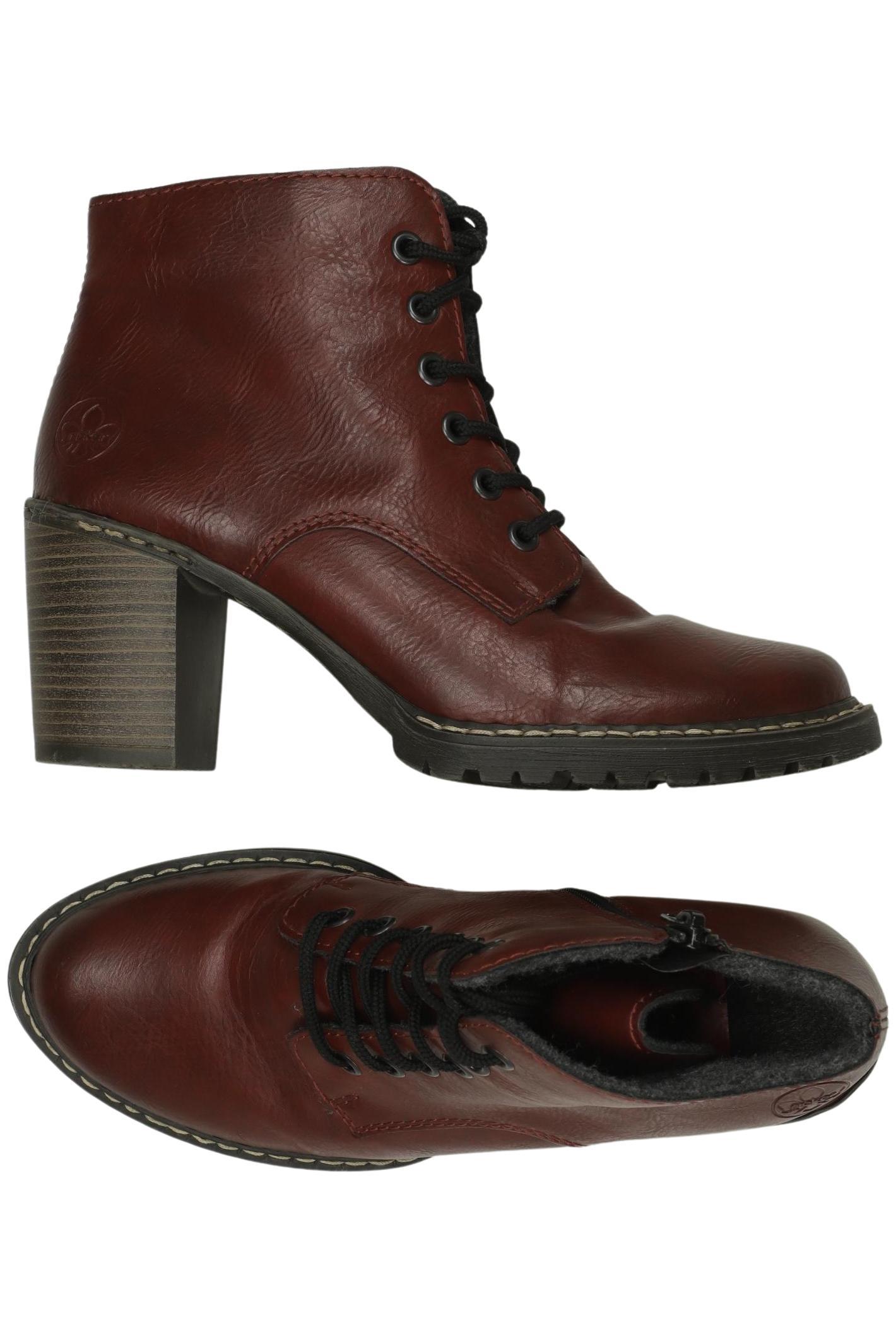 

Rieker Damen Stiefelette, bordeaux, Gr. 38