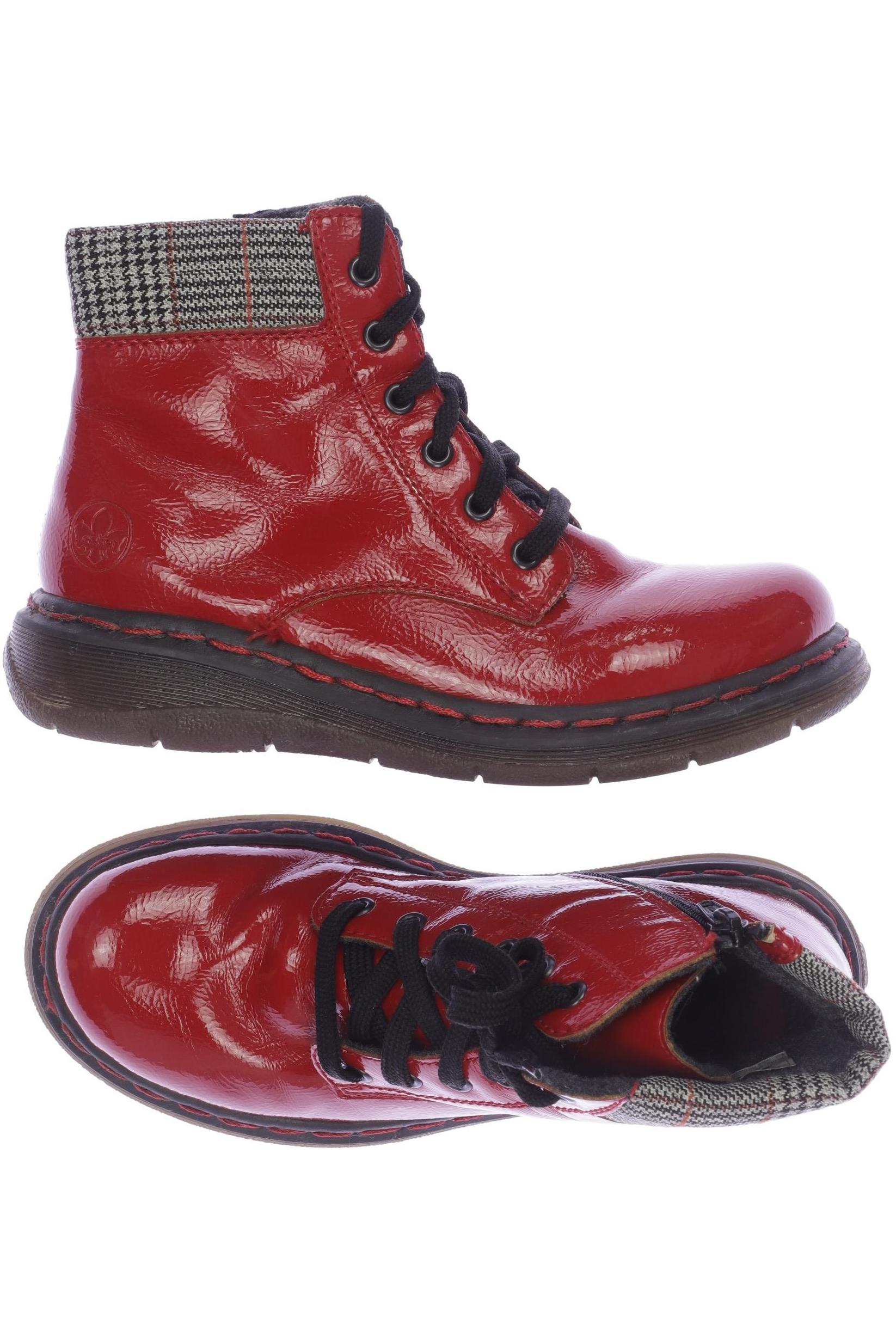 

Rieker Damen Stiefelette, rot, Gr. 38