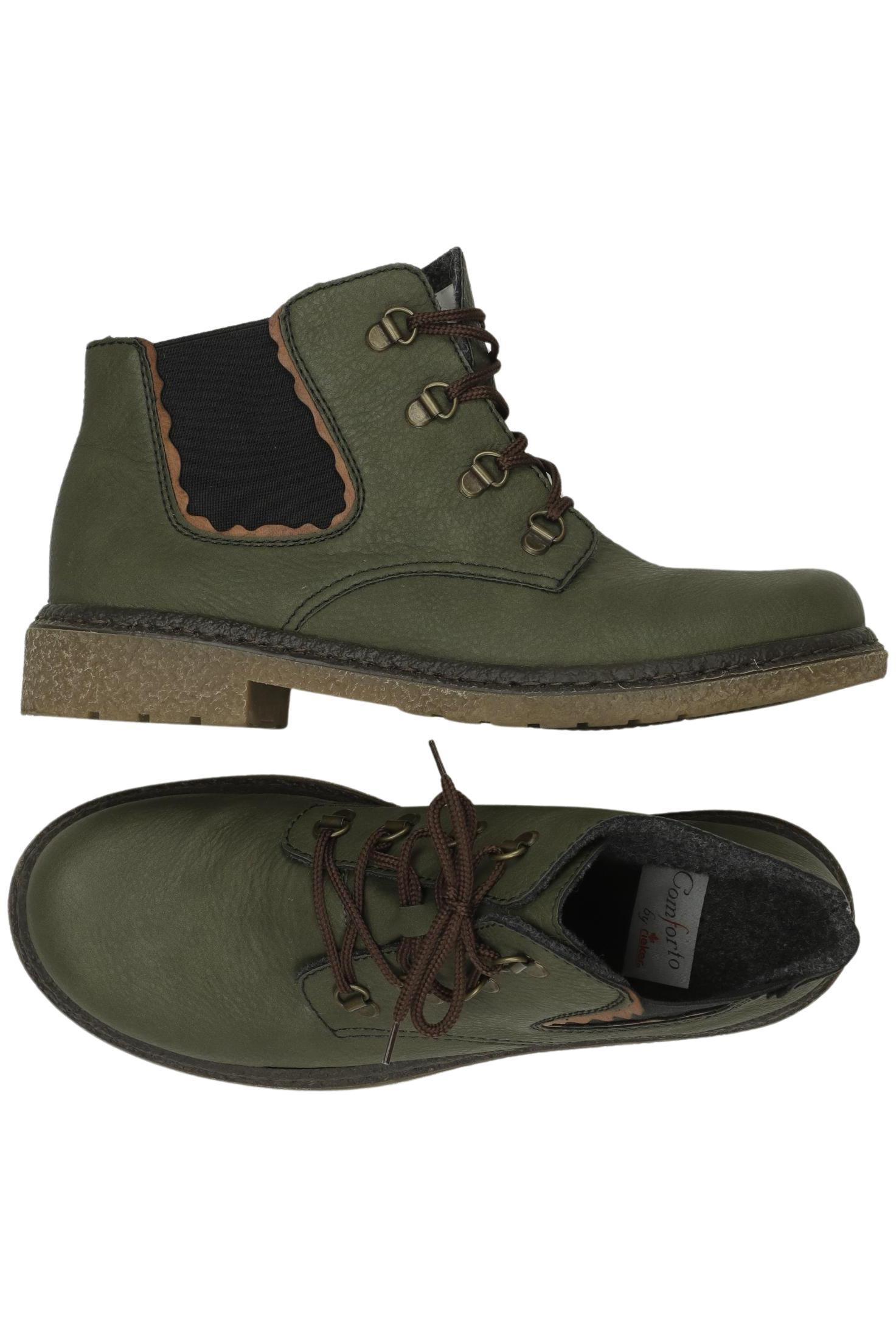 

Rieker Damen Stiefelette, grün, Gr. 40