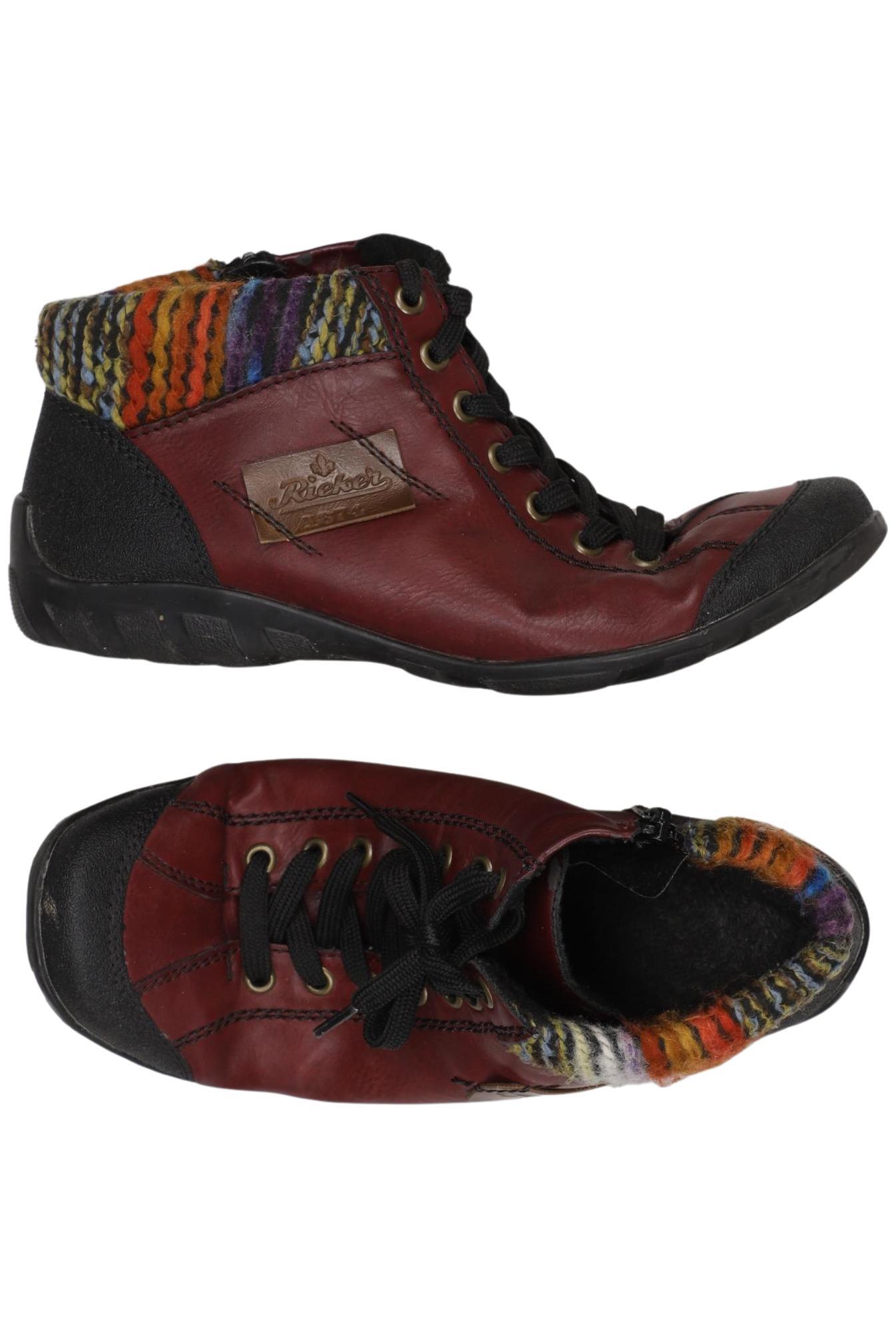 

Rieker Damen Stiefelette, bordeaux, Gr. 39