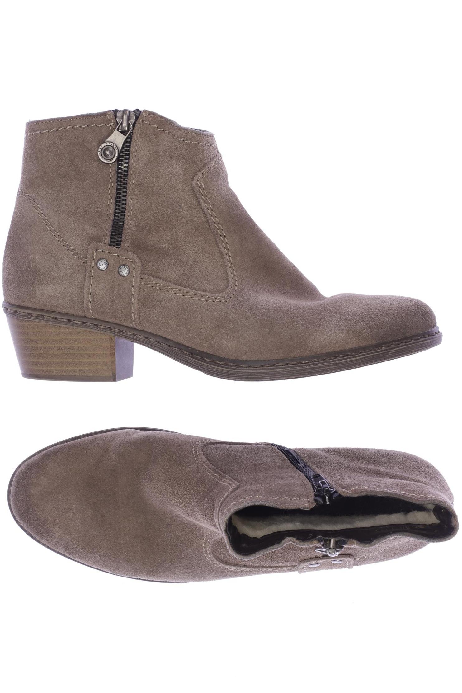 

Rieker Damen Stiefelette, beige, Gr. 38