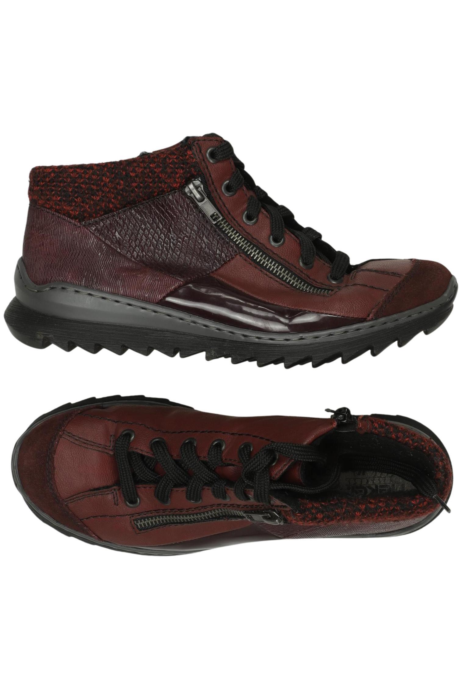 

Rieker Damen Stiefelette, bordeaux, Gr. 39