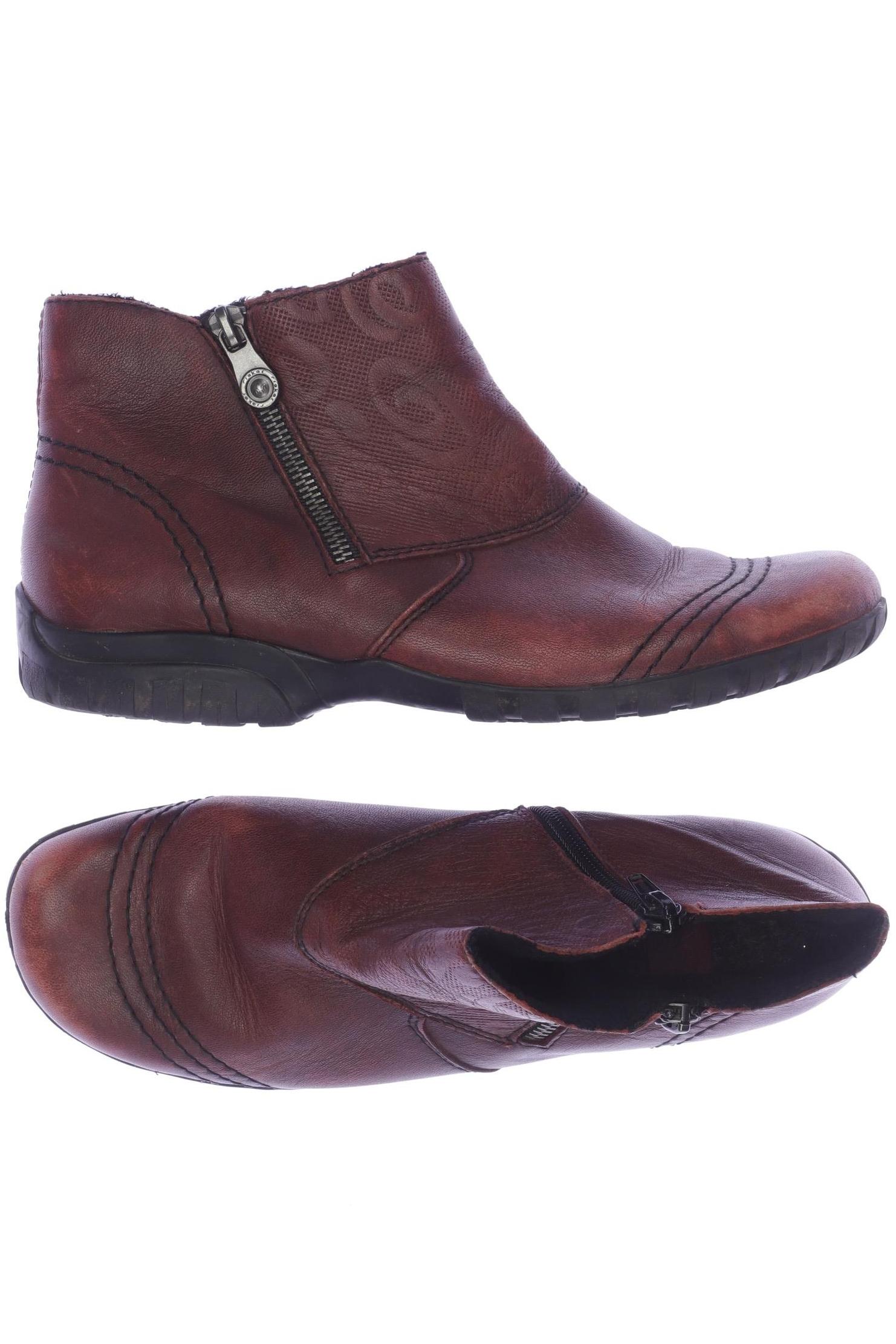 

Rieker Damen Stiefelette, bordeaux, Gr. 40