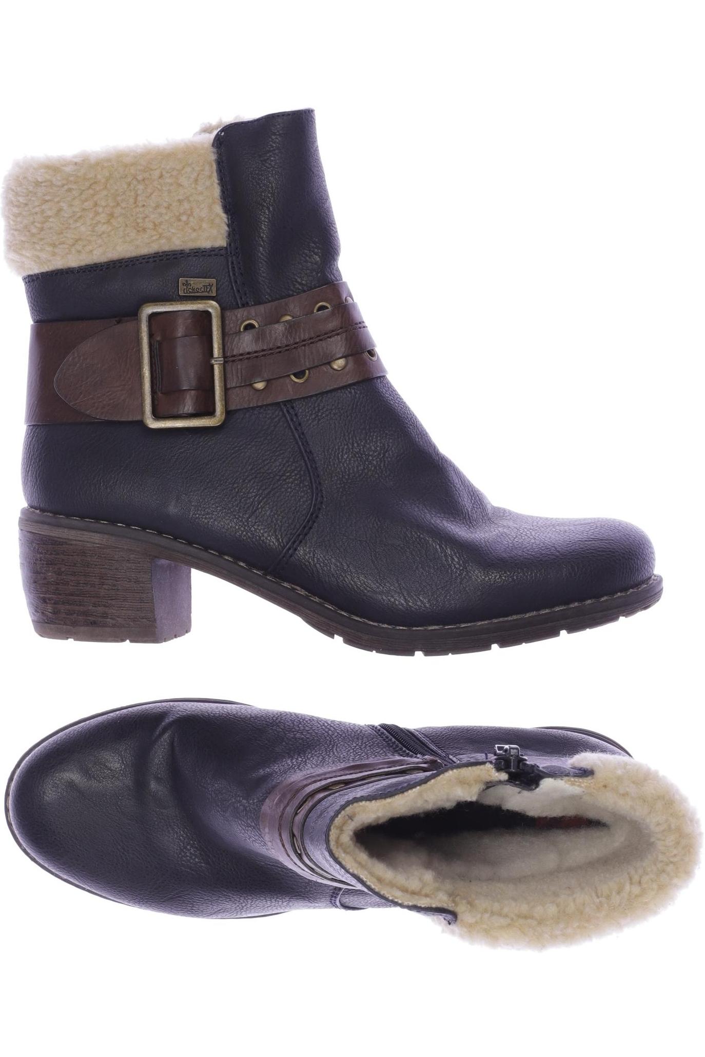 

Rieker Damen Stiefelette, marineblau, Gr. 38