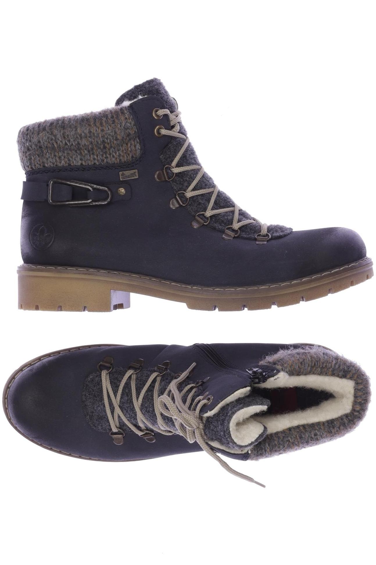 

Rieker Damen Stiefelette, marineblau, Gr. 42
