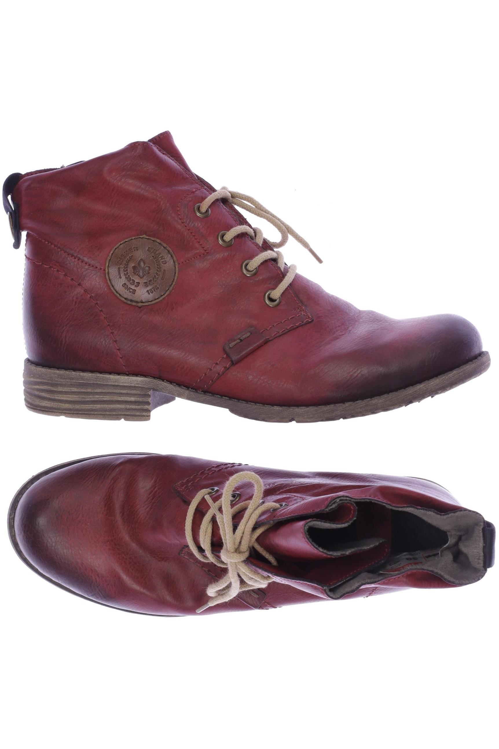 

Rieker Damen Stiefelette, bordeaux, Gr. 39
