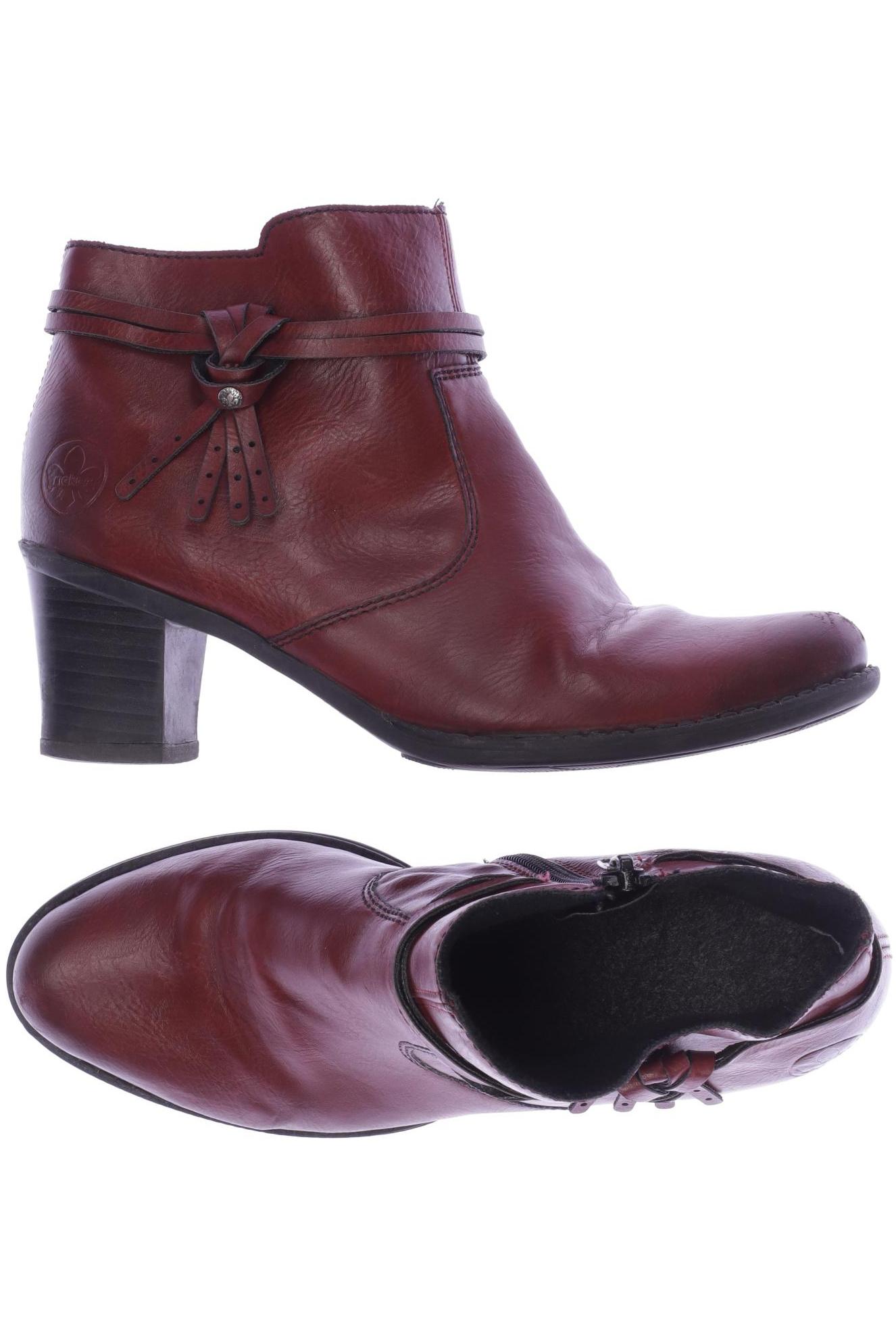 

Rieker Damen Stiefelette, rot, Gr. 38