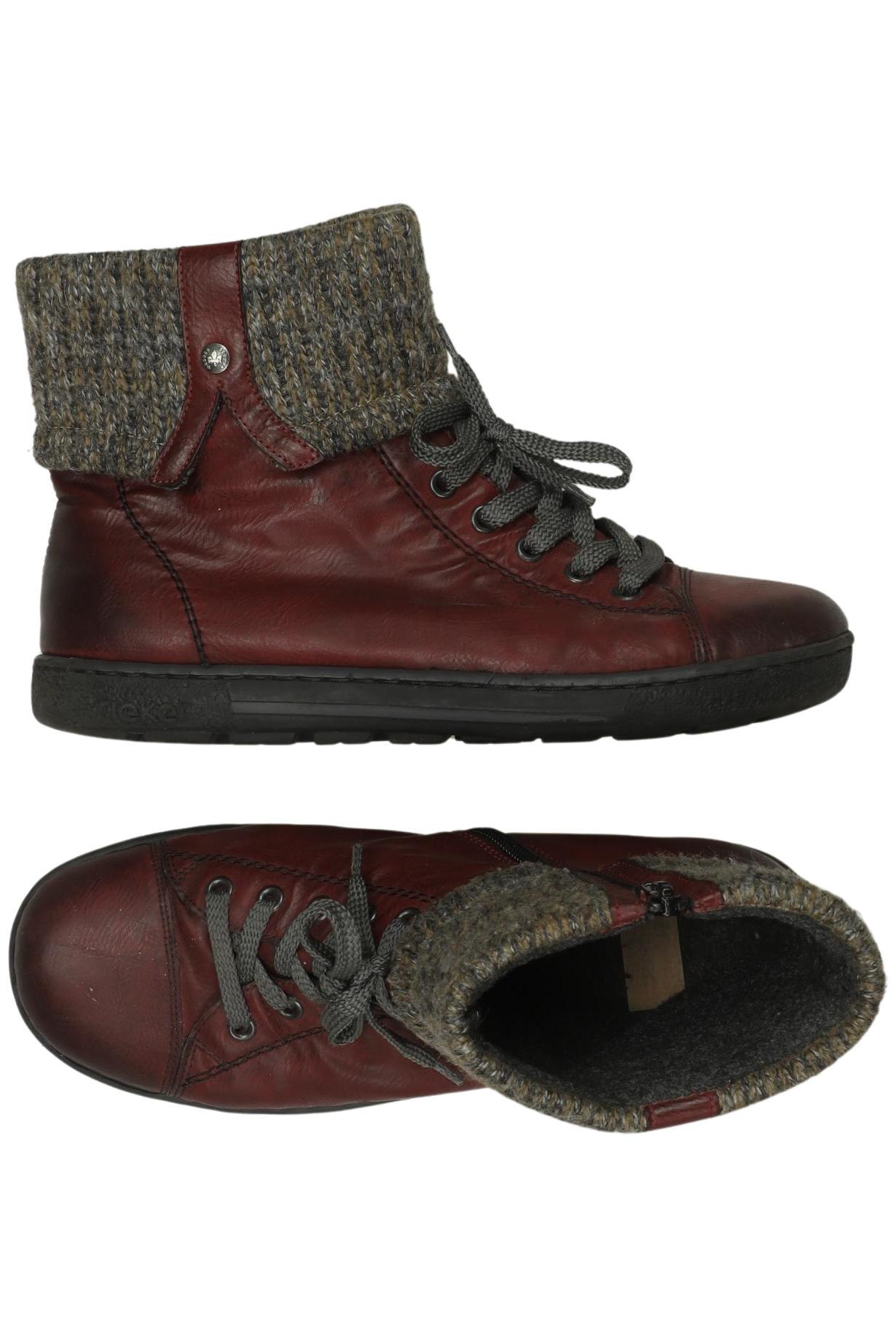 

Rieker Damen Stiefelette, rot, Gr. 41