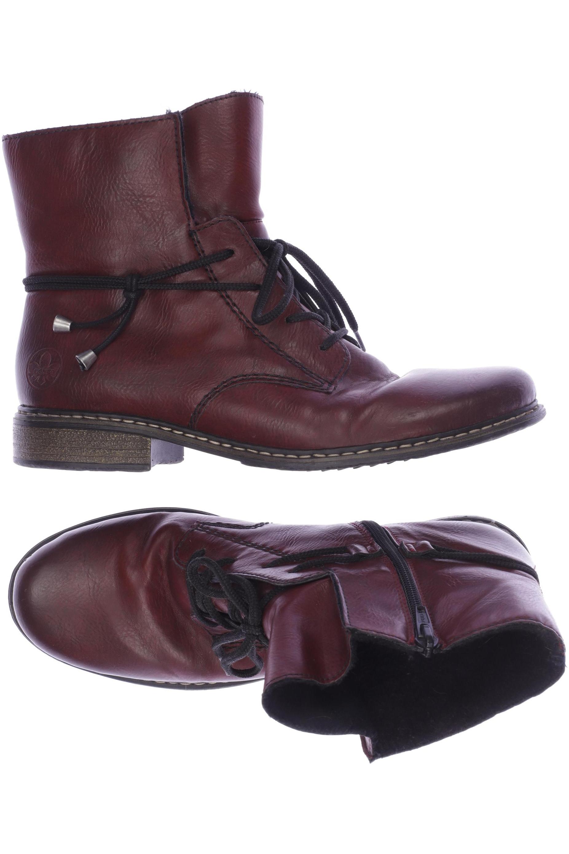 

Rieker Damen Stiefelette, bordeaux, Gr. 40