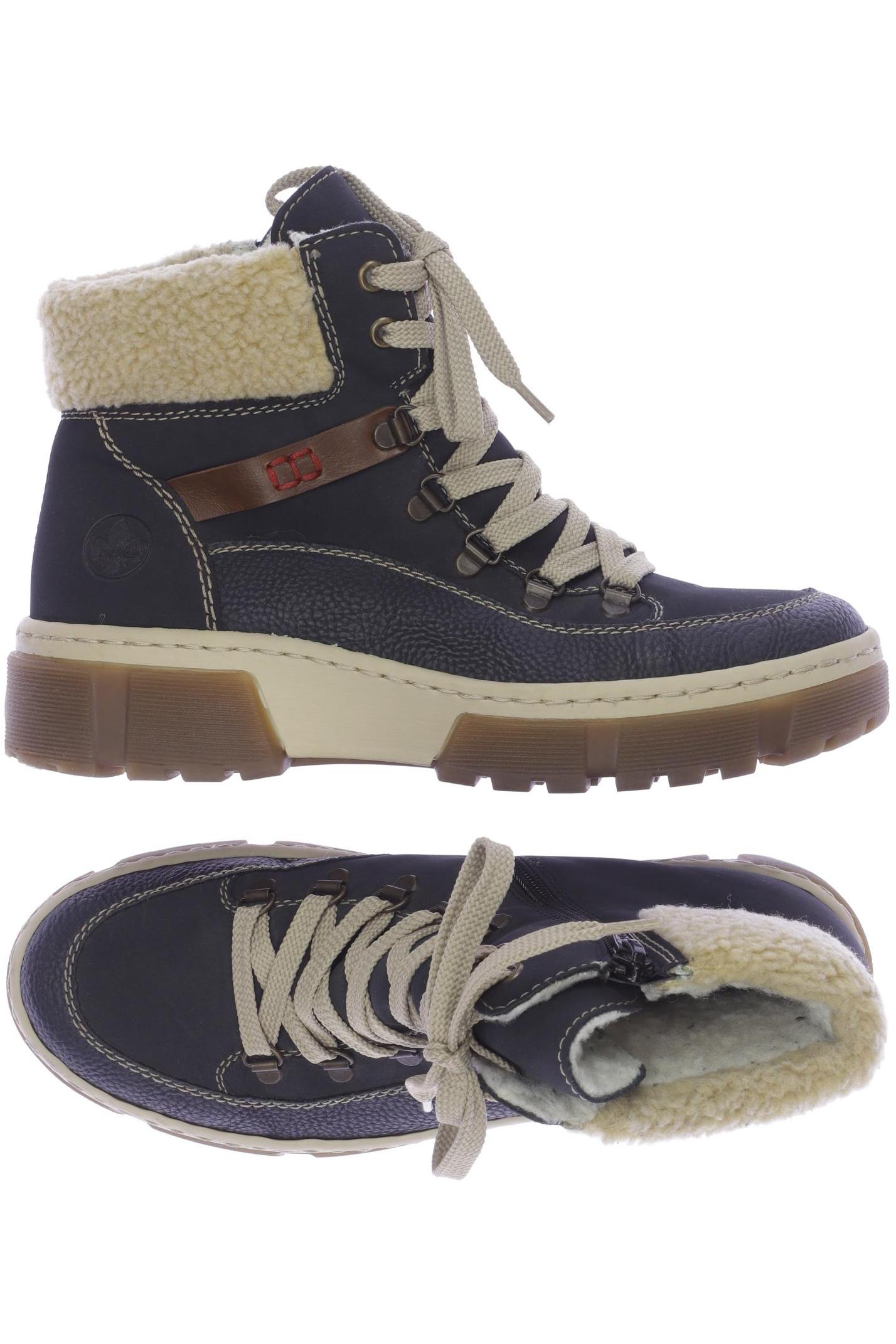 

Rieker Damen Stiefelette, marineblau, Gr. 39