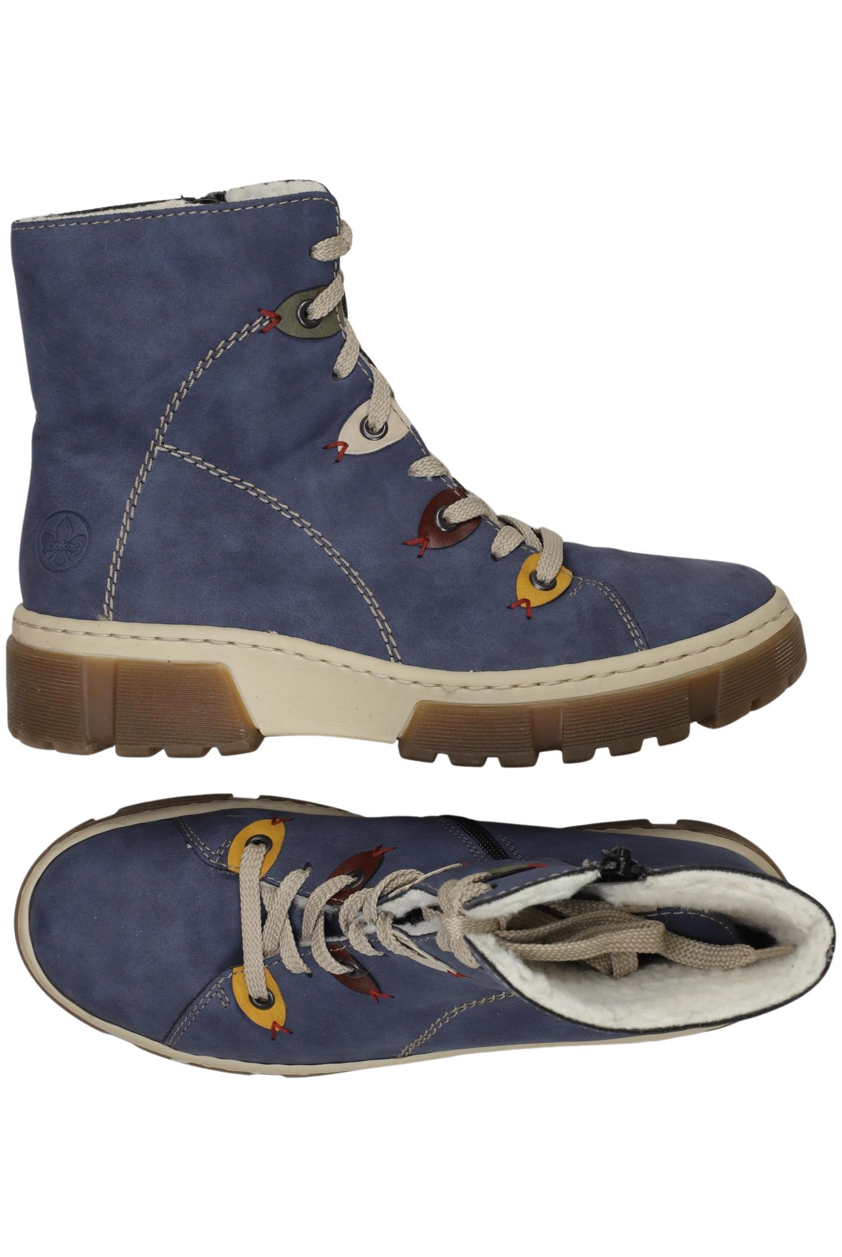 

Rieker Damen Stiefelette, blau, Gr. 41