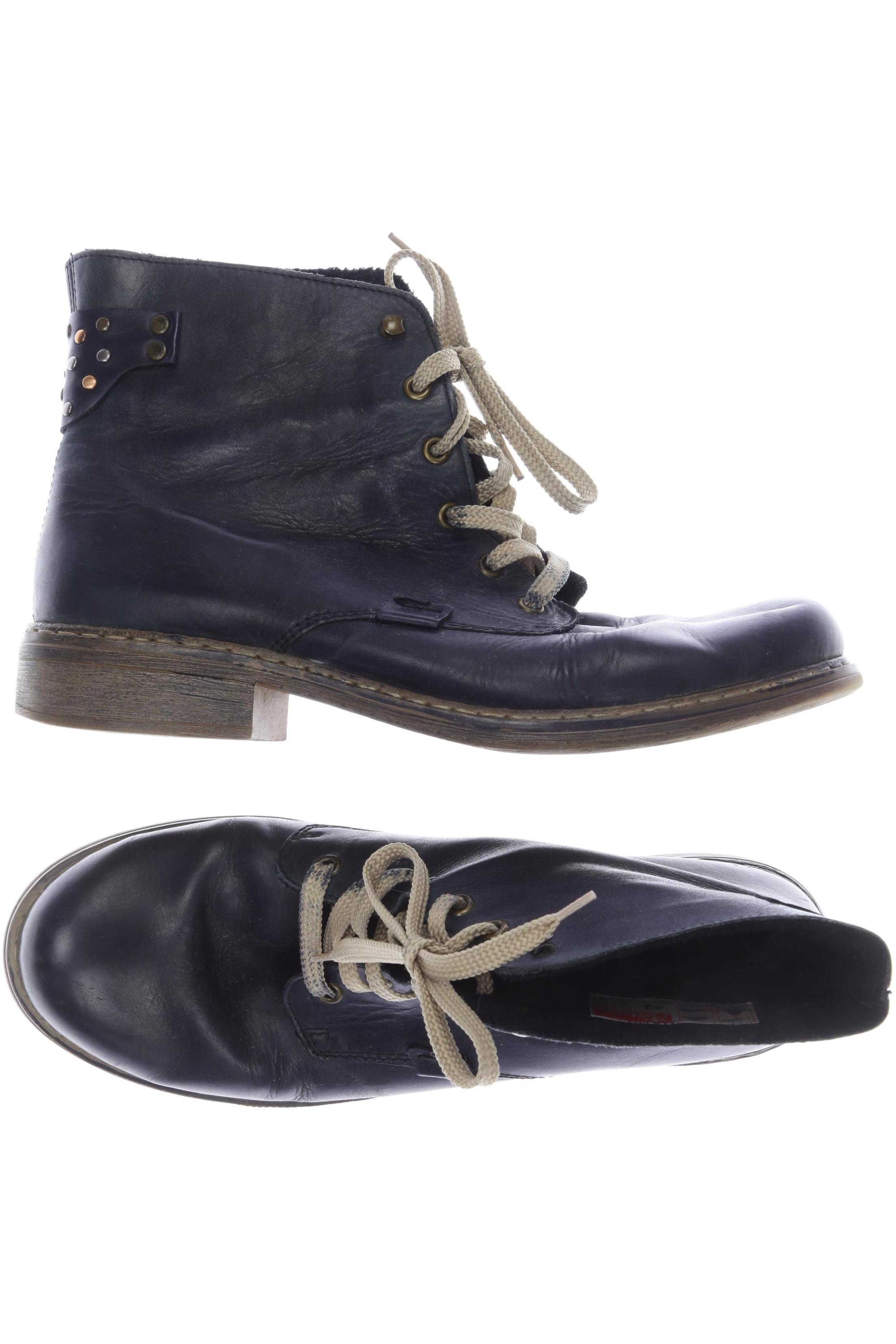 

Rieker Damen Stiefelette, marineblau, Gr. 42