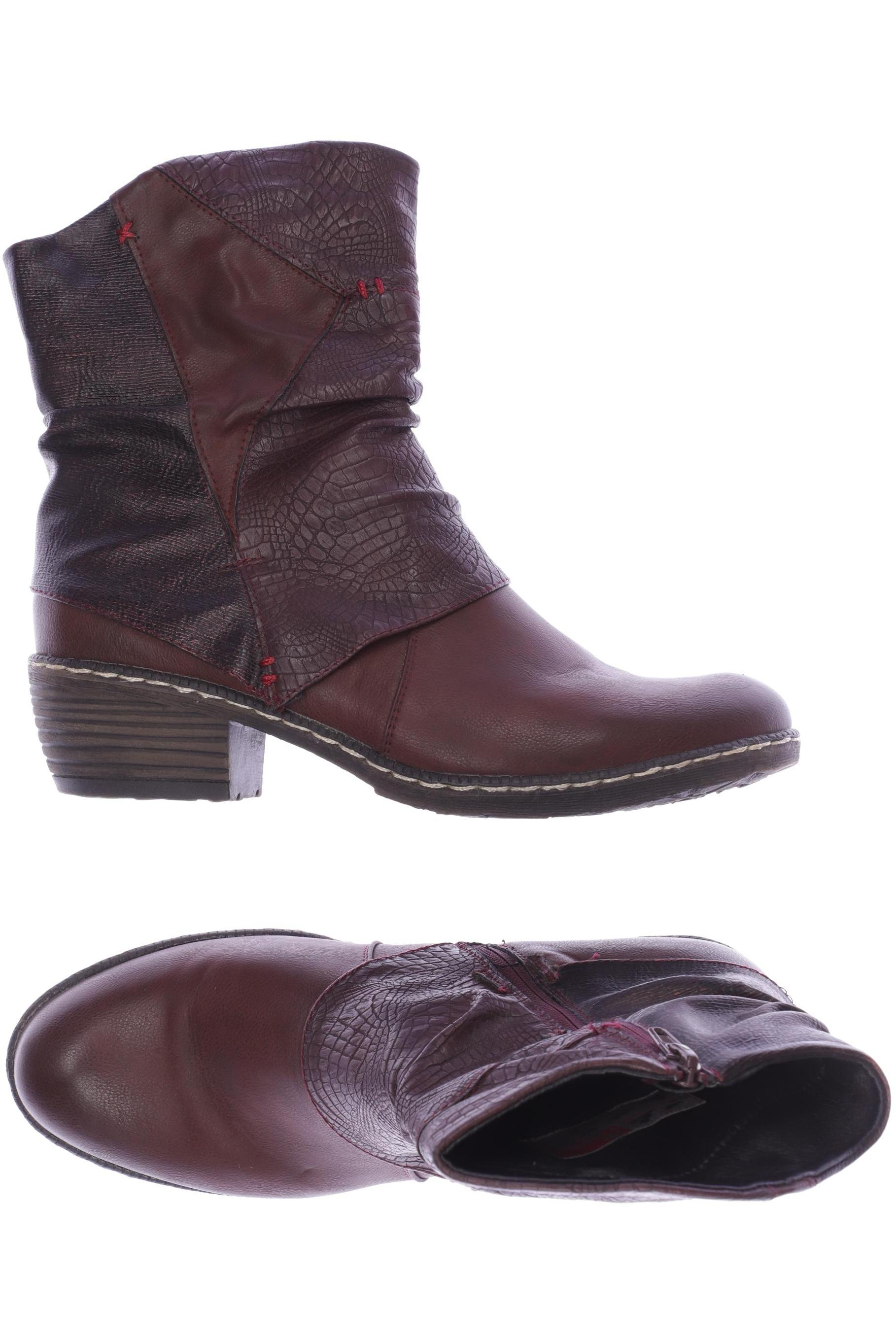 

Rieker Damen Stiefelette, bordeaux, Gr. 40