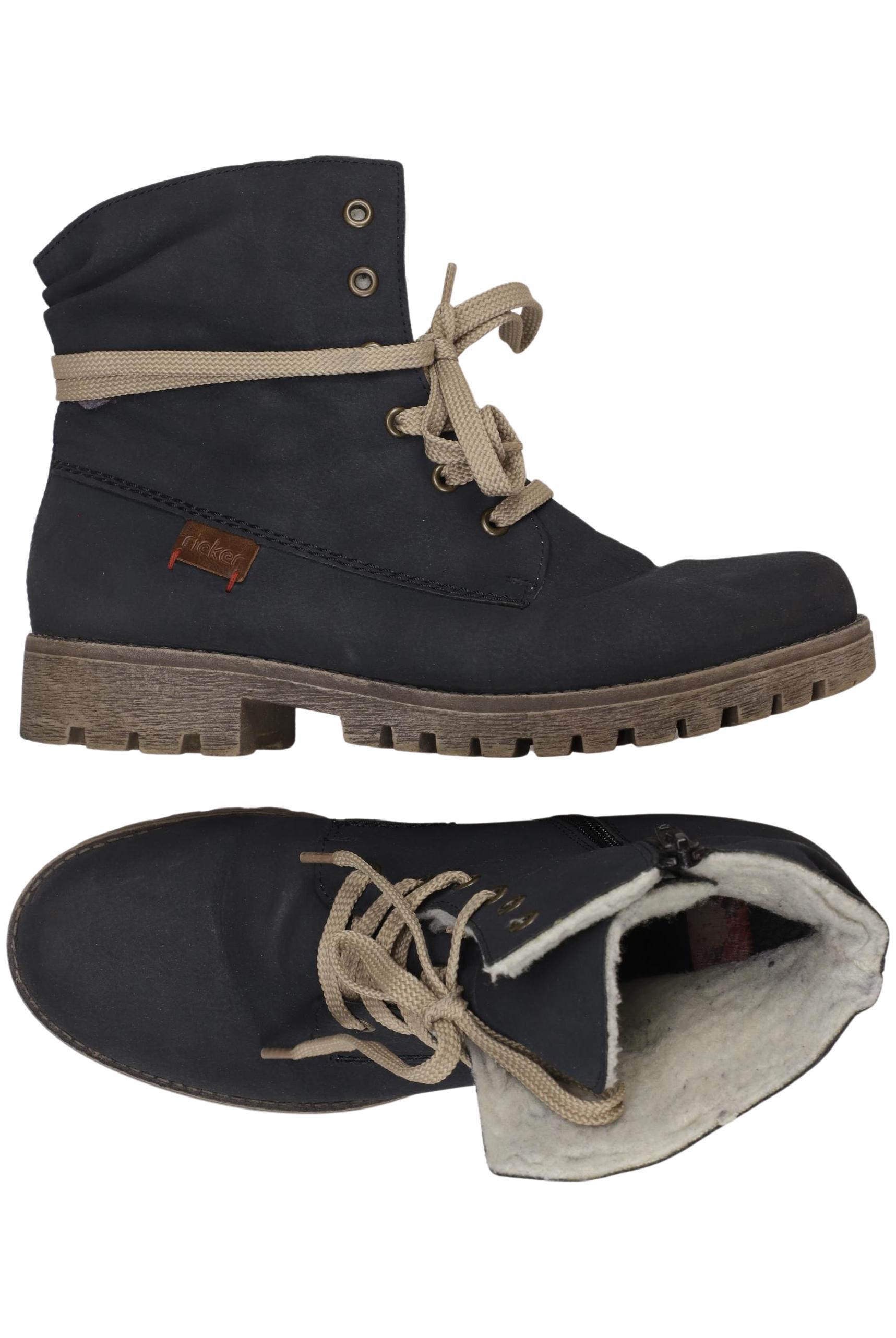 

Rieker Damen Stiefelette, marineblau, Gr. 40