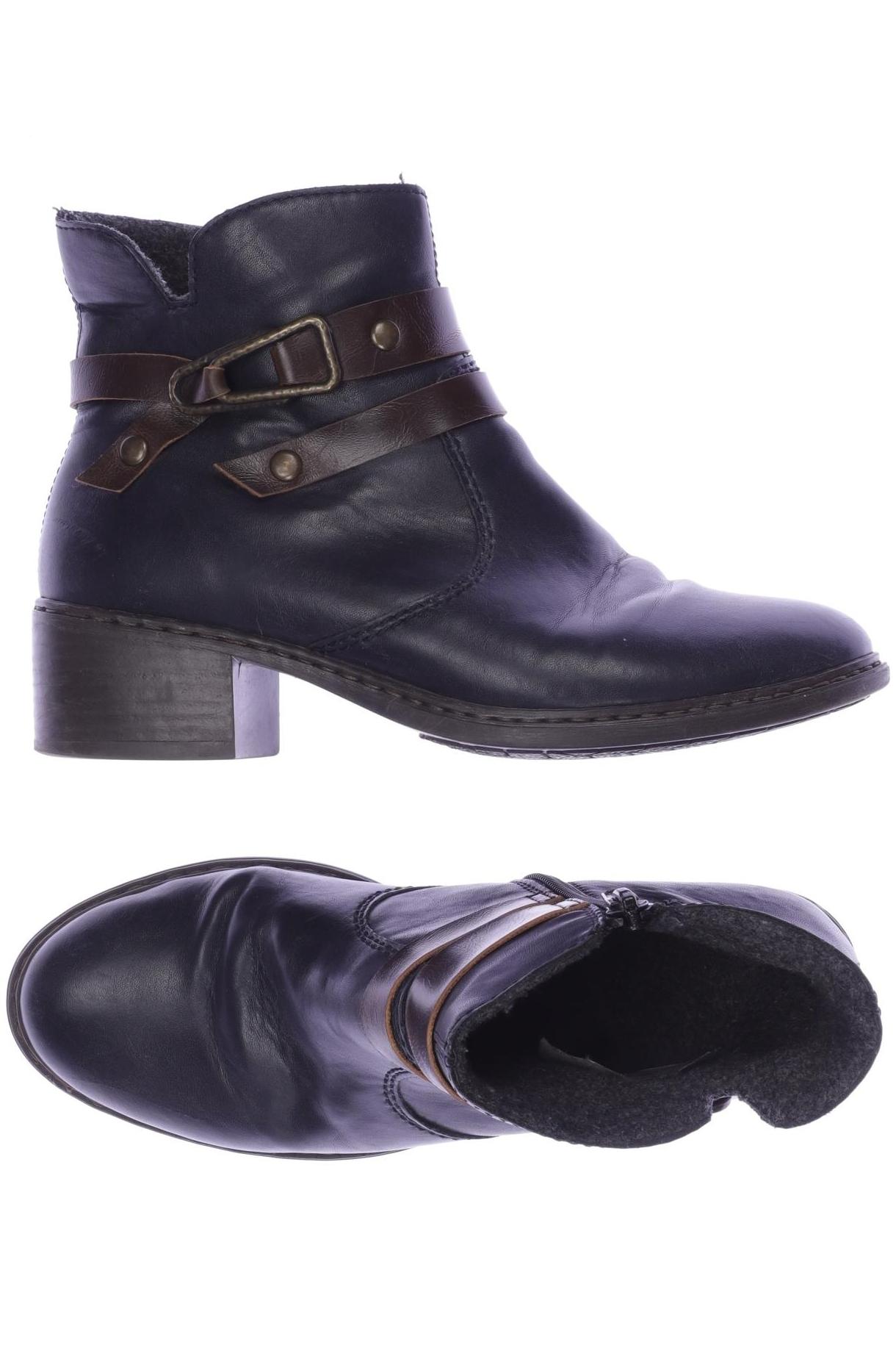 

Rieker Damen Stiefelette, marineblau, Gr. 37