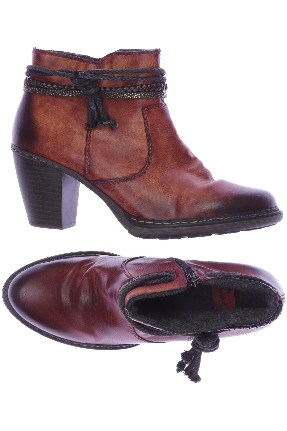 

Rieker Damen Stiefelette, bordeaux, Gr. 40