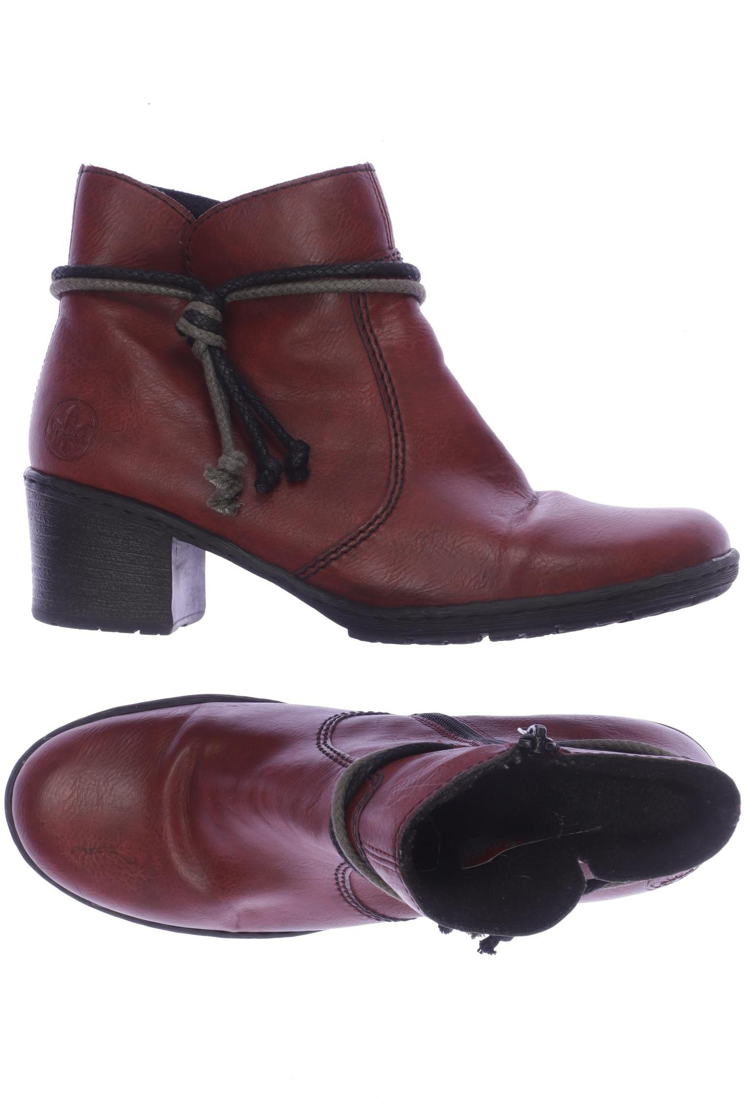 

Rieker Damen Stiefelette, rot, Gr. 40