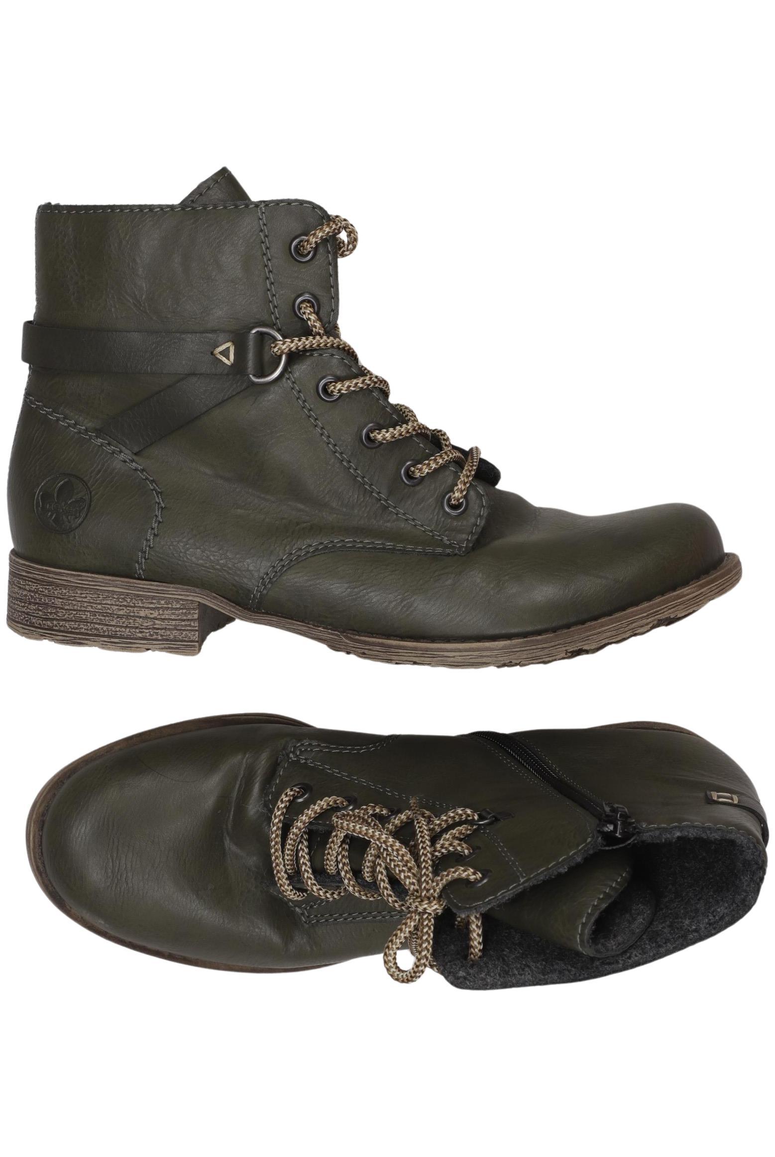 

Rieker Damen Stiefelette, grün, Gr. 40